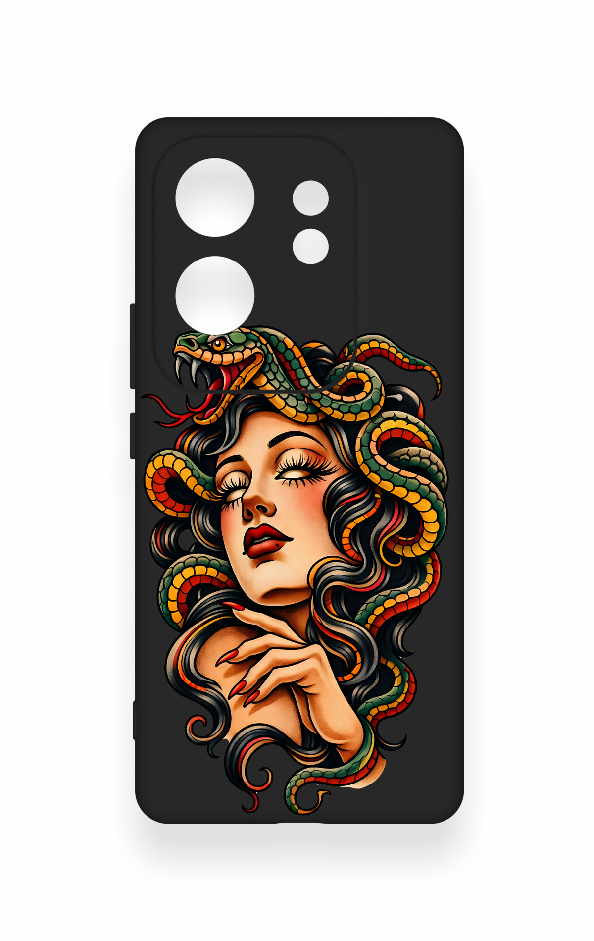 İnfinix Zero 30 Uyumlu Medusa Desenli Silikon Kılıf