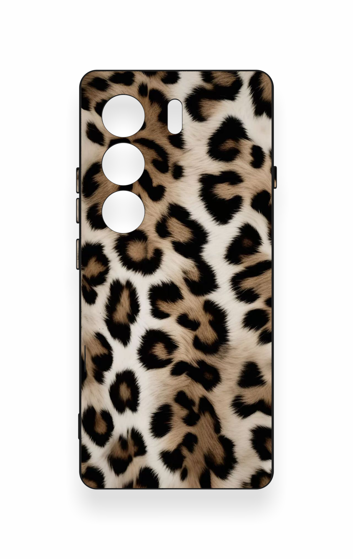 Tecno Camon 40 4G Uyumlu Leopar Derisi Desenli Silikon Kılıf