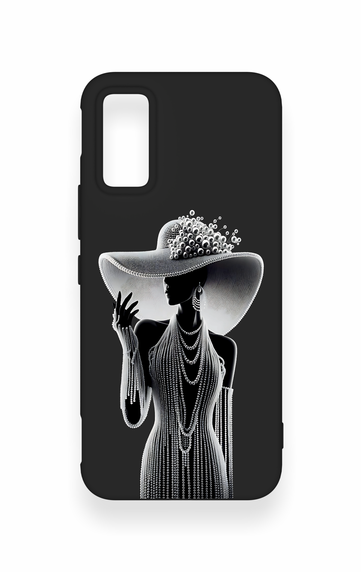 İnfinix Gt 30 Pro Uyumlu Lady Desenli Silikon Kılıf