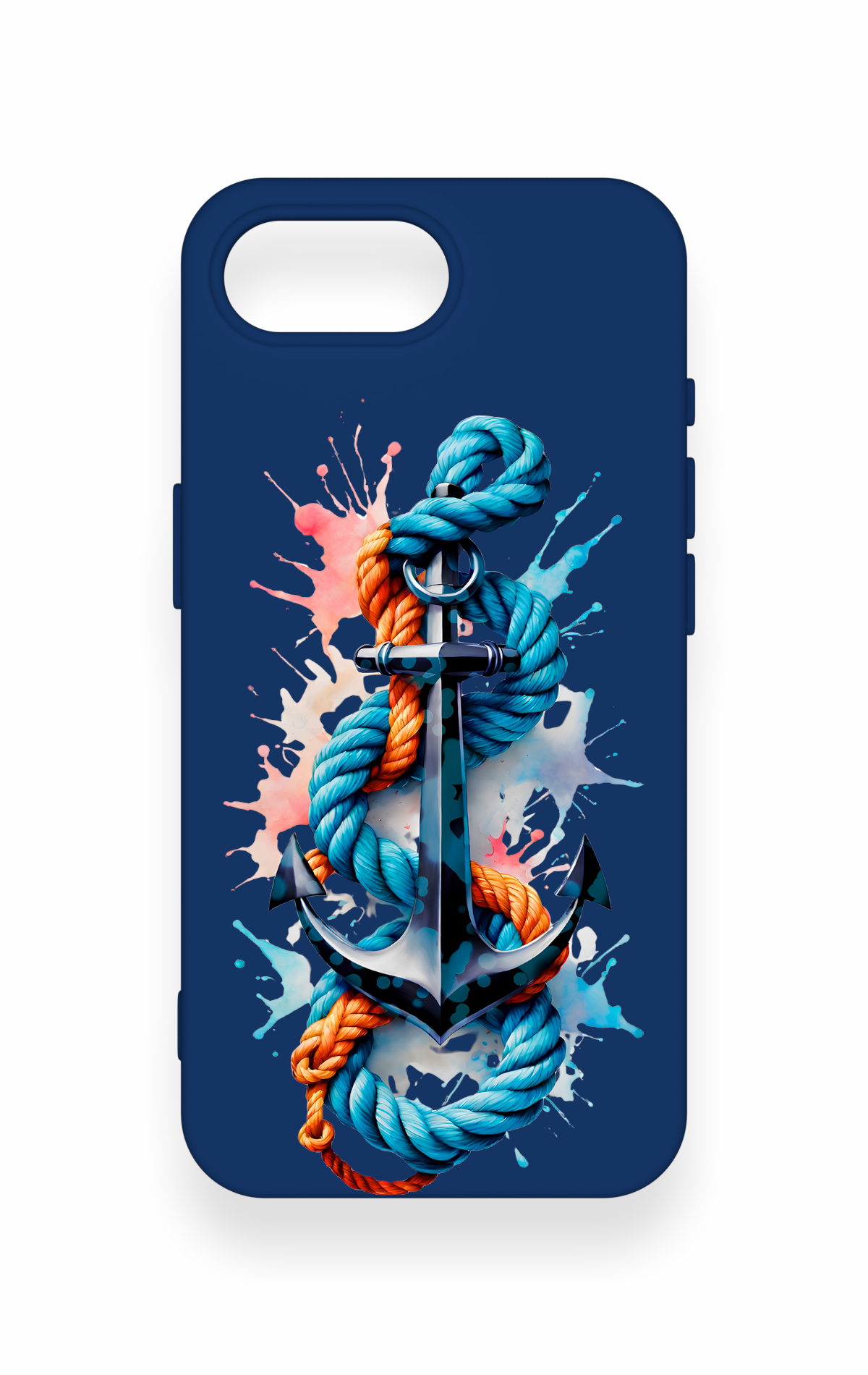 iPhone 16E Uyumlu Anchor Desenli Silikon Kılıf