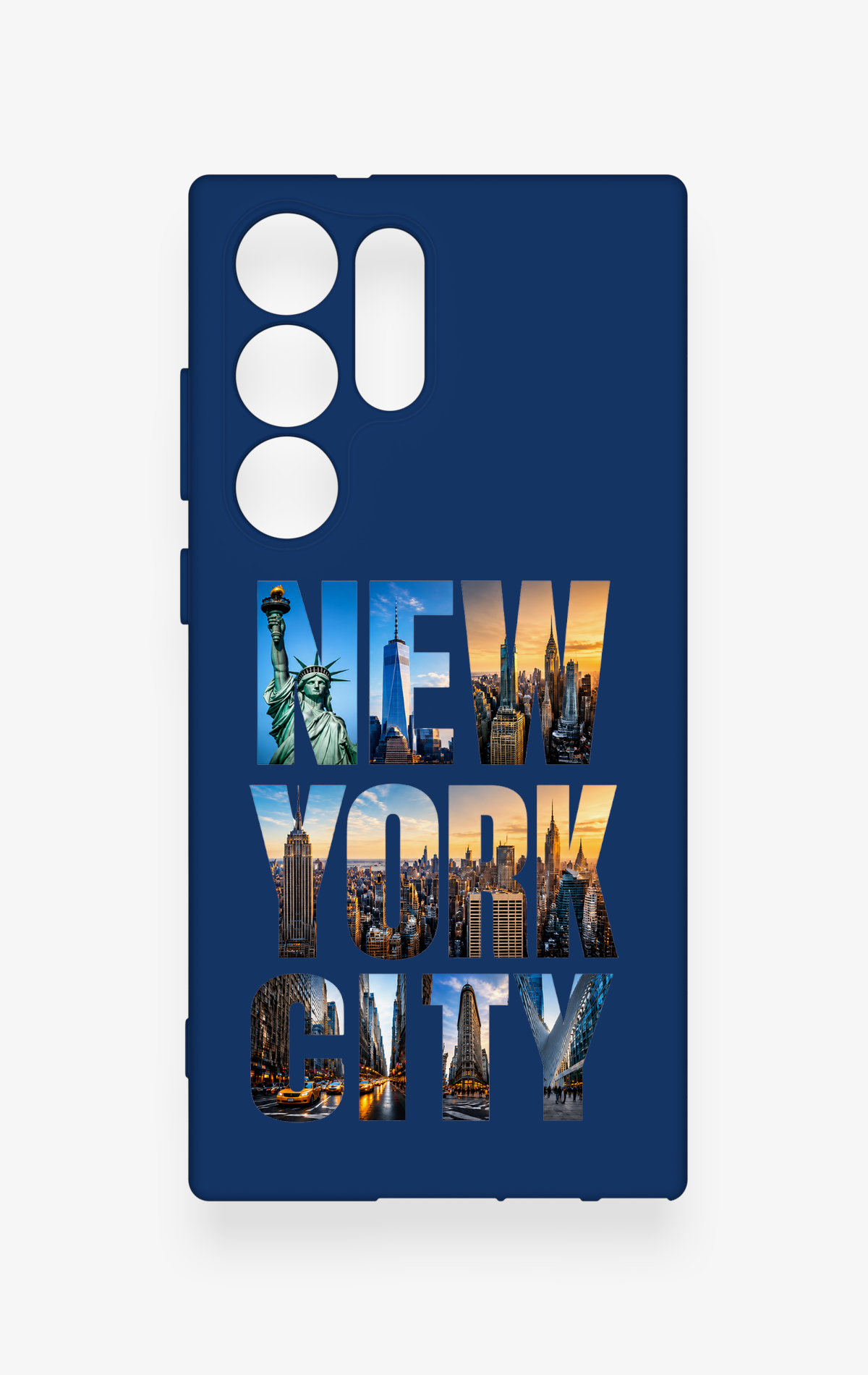 Samsung S23 Ultra Uyumlu New York City Desenli Silikon Kılıf