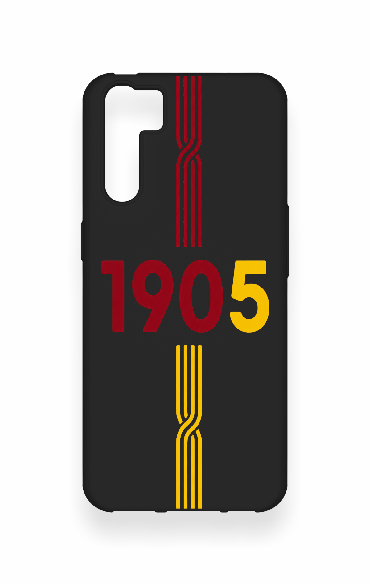 Oppo A91 Uyumlu 1905 Kemer Desenli Silikon Kılıf