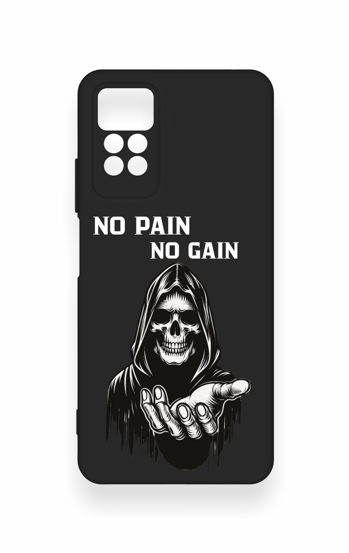 Redmi Note 11 Pro 4G Uyumlu No Pain No Gain Desenli Silikon Kılıf
