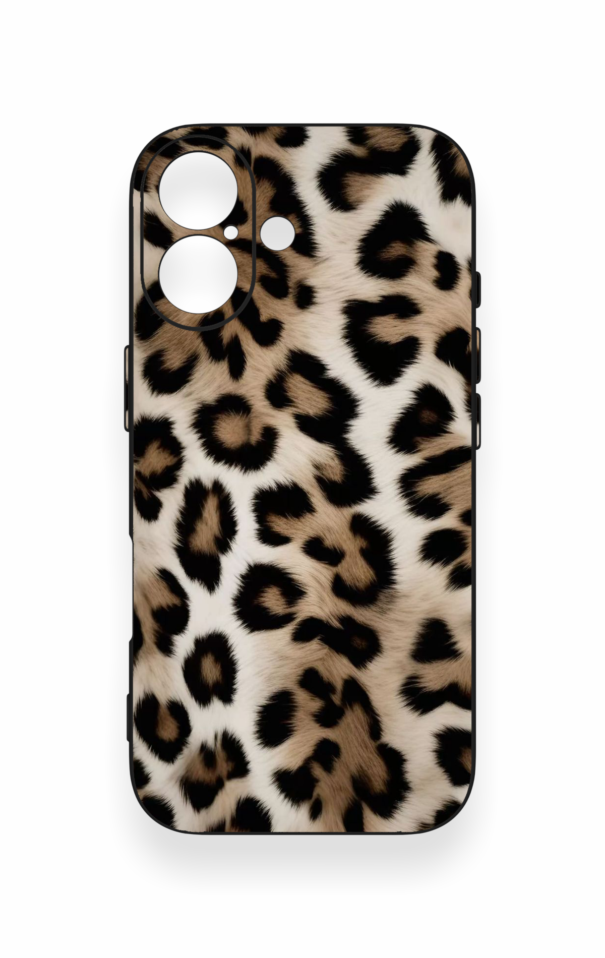 iPhone 17 Uyumlu Leopar Derisi Desenli Silikon Kılıf