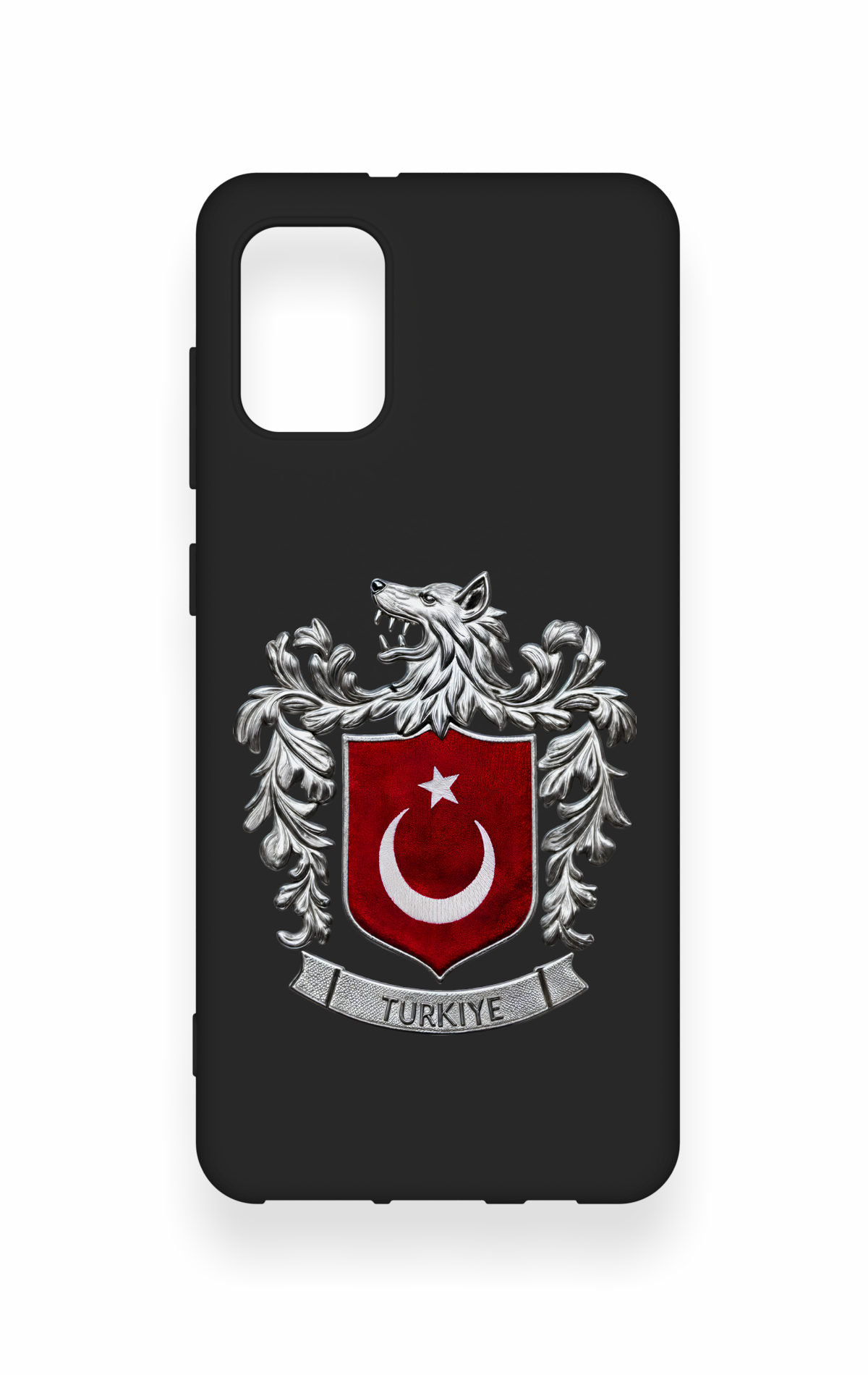 Samsung A31 Uyumlu Türk Arma Desenli Silikon Kılıf