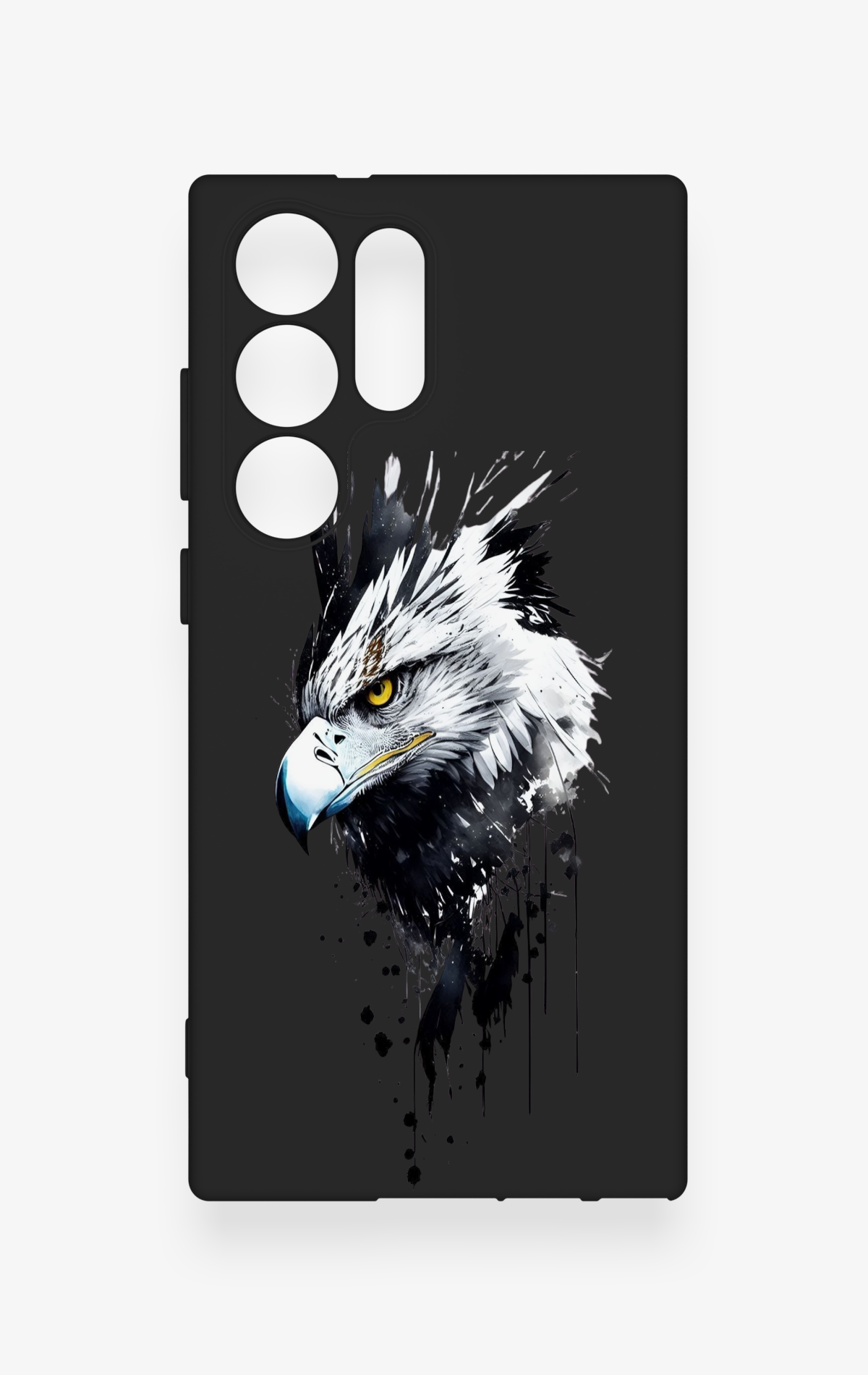 Samsung S23 Ultra Uyumlu Bald Eagle Desenli Silikon Kılıf