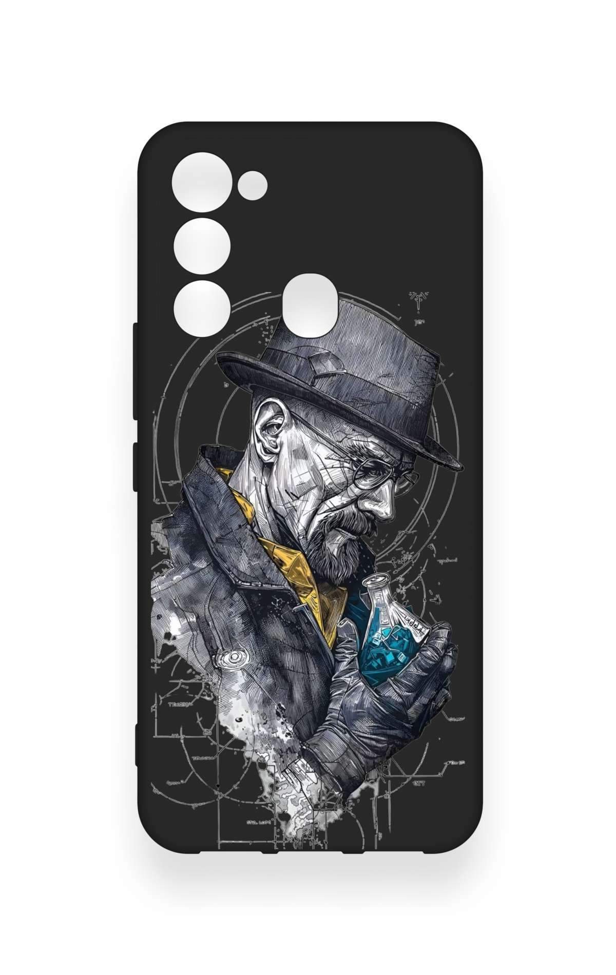Tecno Spark 8C Uyumlu Walter White Desenli Silikon Kılıf