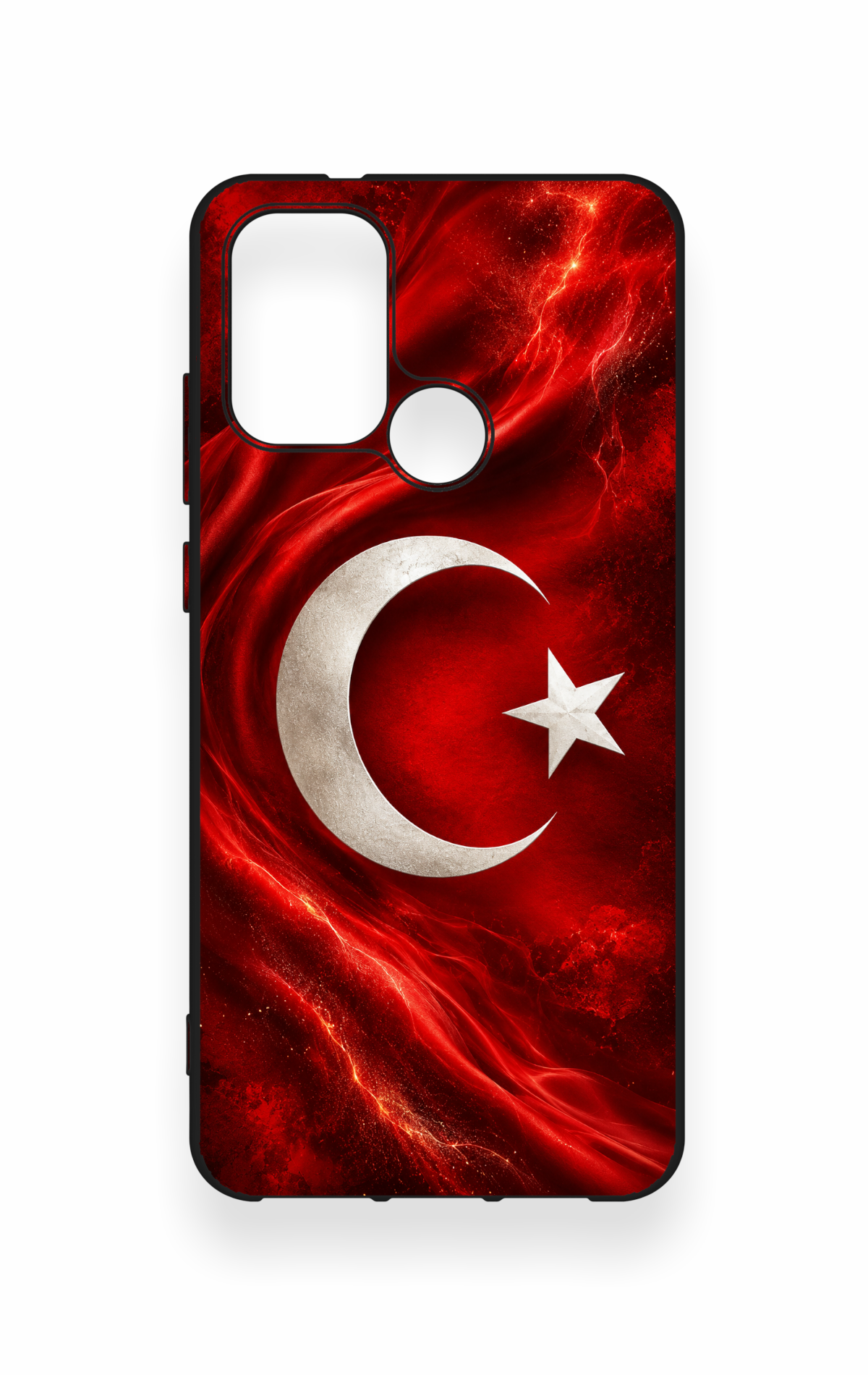 Casper Via F20 Uyumlu Türk Bayrağı Desenli Silikon Kılıf