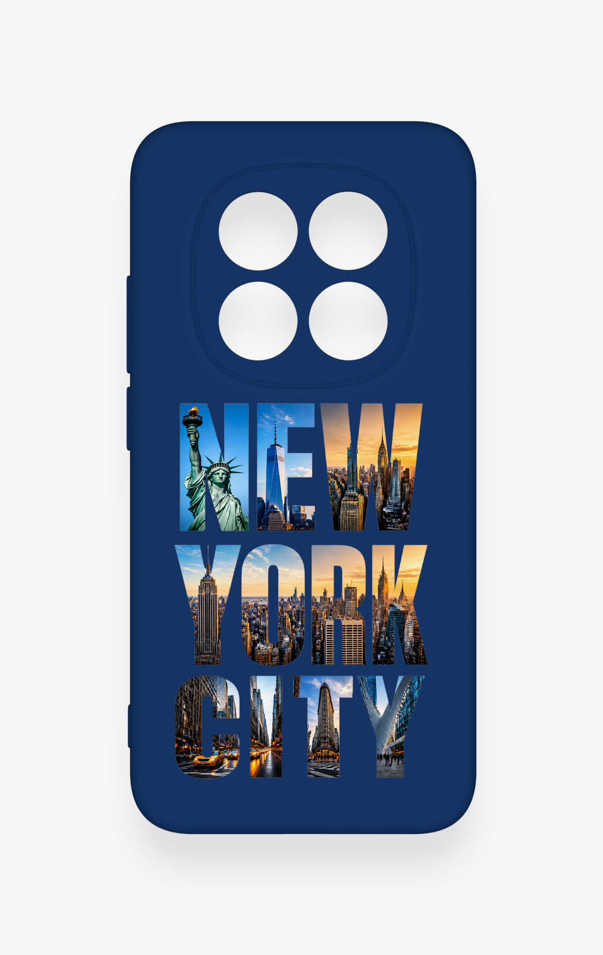Redmi Note 15 Pro 5G Uyumlu New York City Desenli Silikon Kılıf