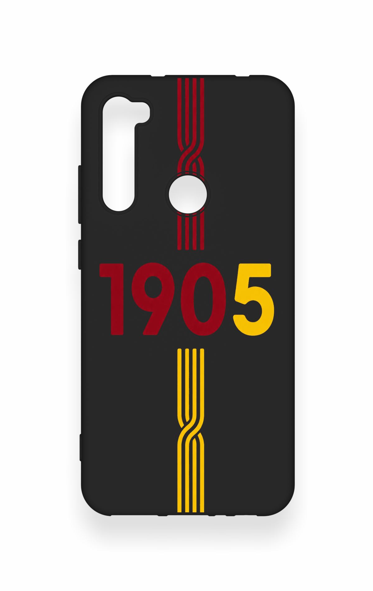 Redmi Note 8 Uyumlu 1905 Kemer Desenli Silikon Kılıf