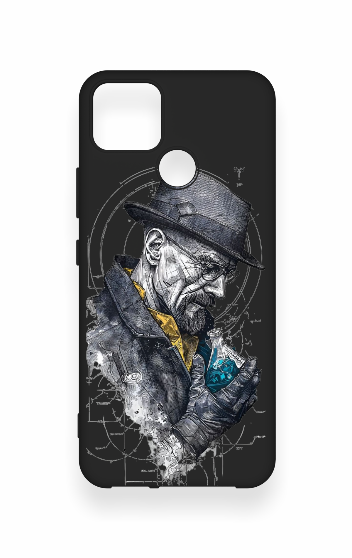 Realme C25 Uyumlu Walter White Desenli Silikon Kılıf