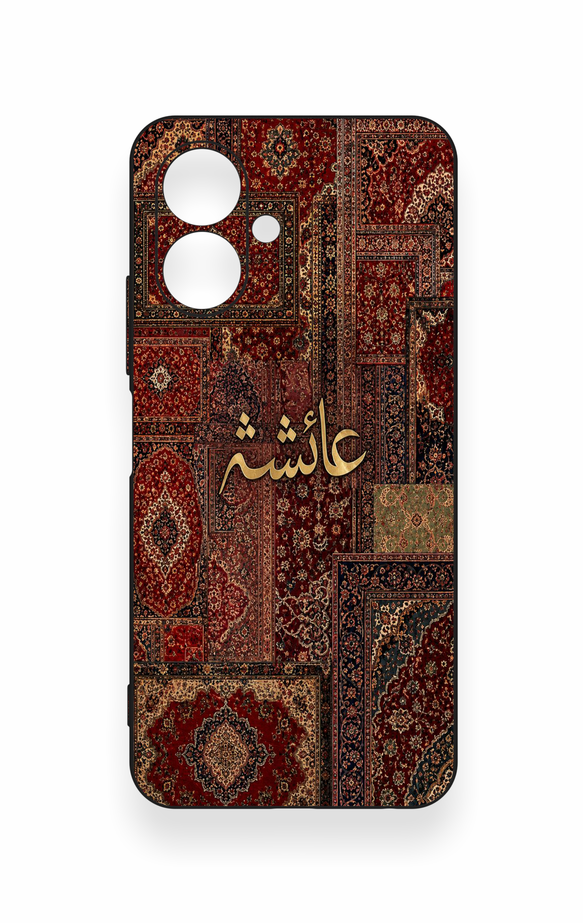 Tecno Spark Go 2 Uyumlu Vintage Halı Desenli Silikon Kılıf