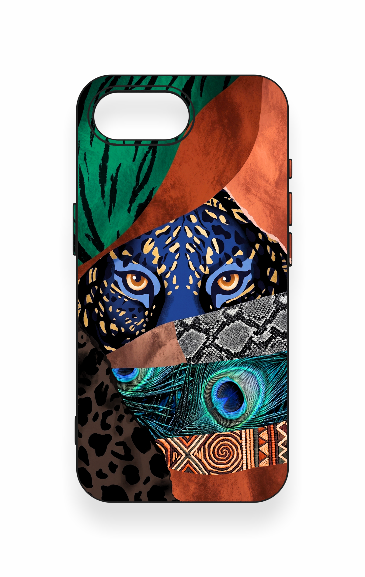 iPhone 16E Uyumlu Amazon Kaplan Desenli Silikon Kılıf