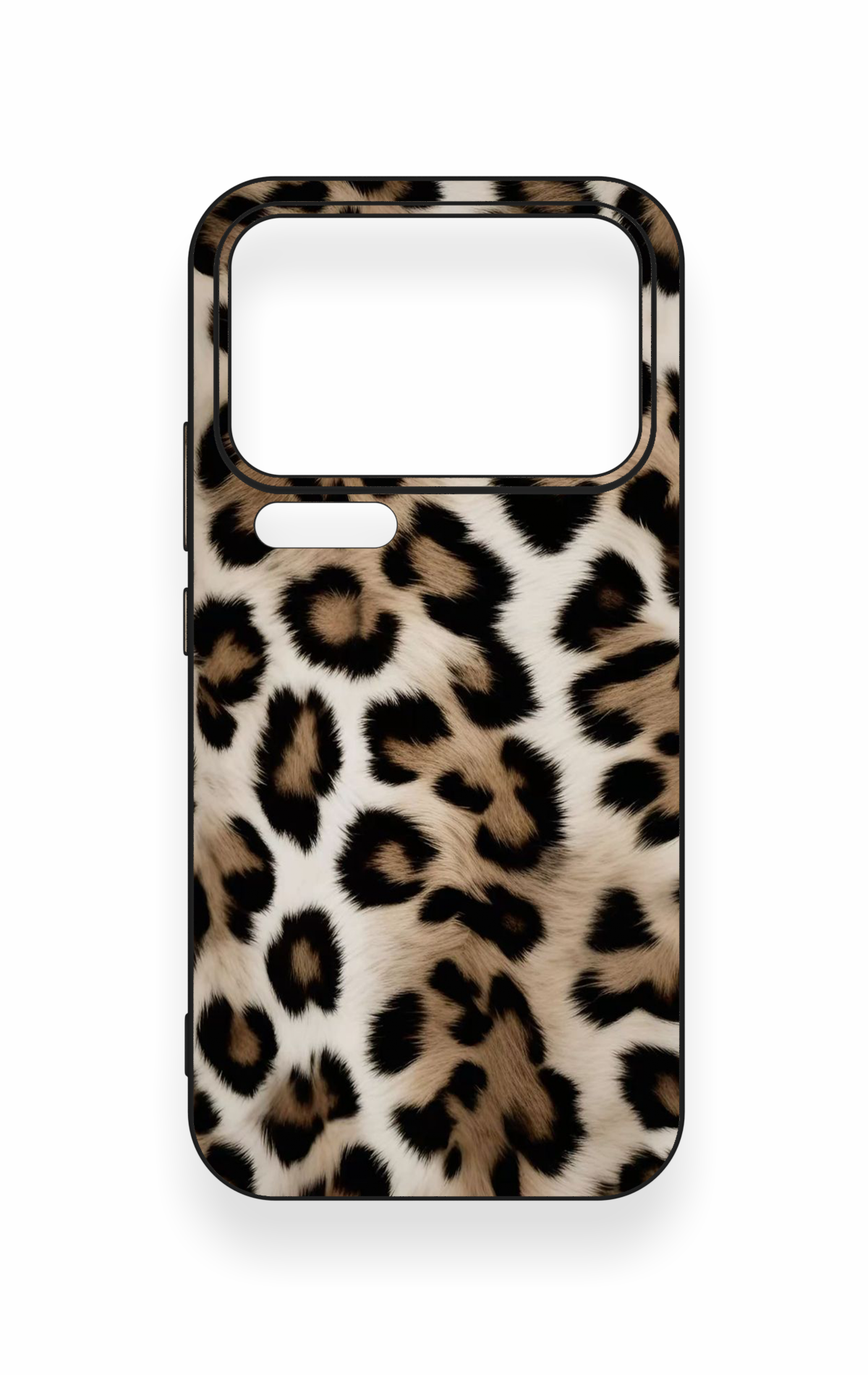Mi 17 Pro Max Uyumlu Leopar Derisi Desenli Silikon Kılıf