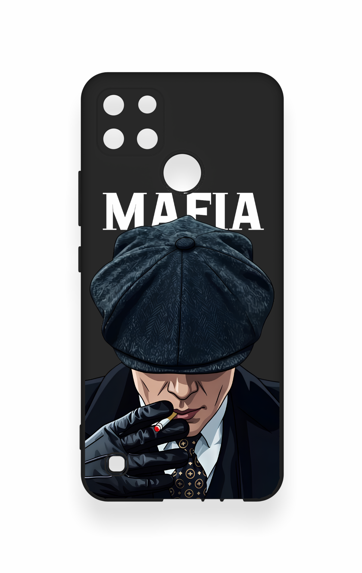 Realme C21Y Uyumlu MAFIA Desenli Silikon Kılıf