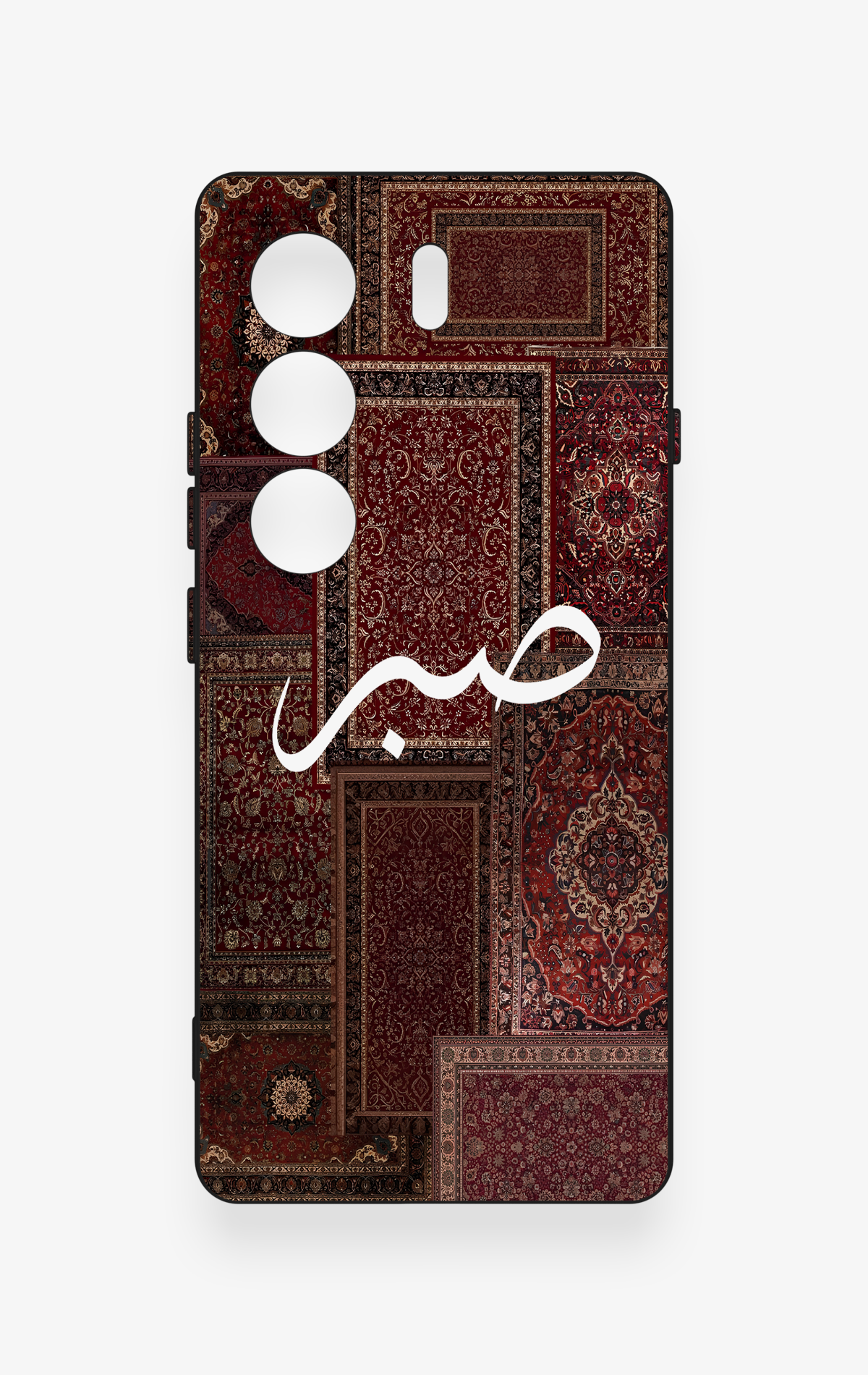 Tecno Camon 40 4G Uyumlu Sabır Etnik Halı Desen Desenli Silikon Kılıf