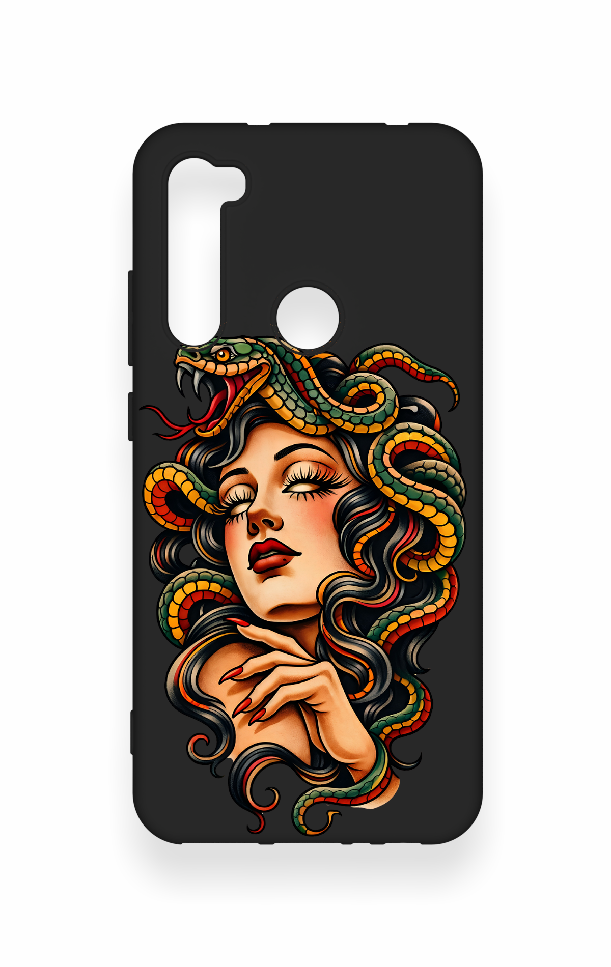 Redmi Note 8 Uyumlu Medusa Desenli Silikon Kılıf
