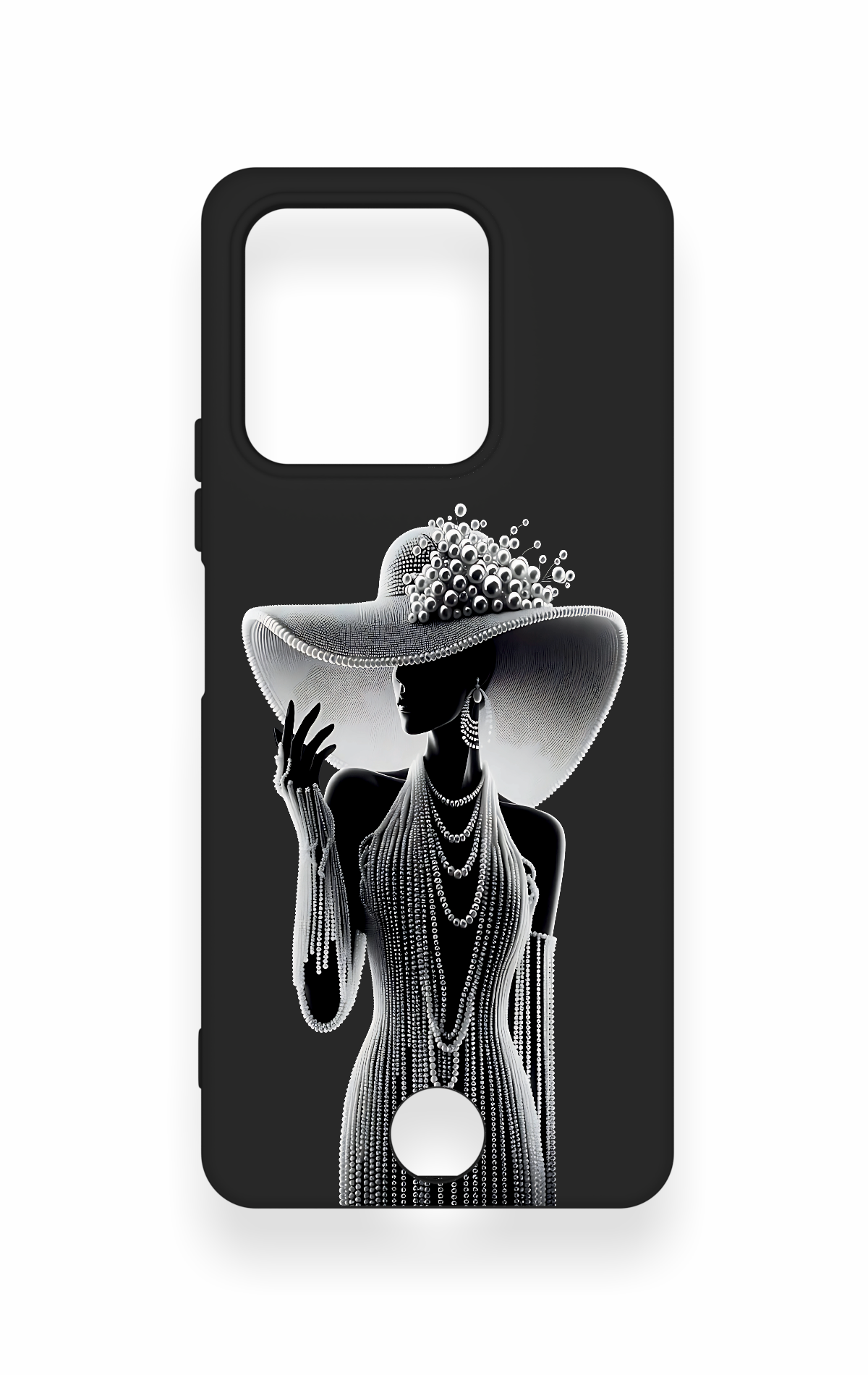 Reeder S71 Uyumlu Lady Desenli Silikon Kılıf