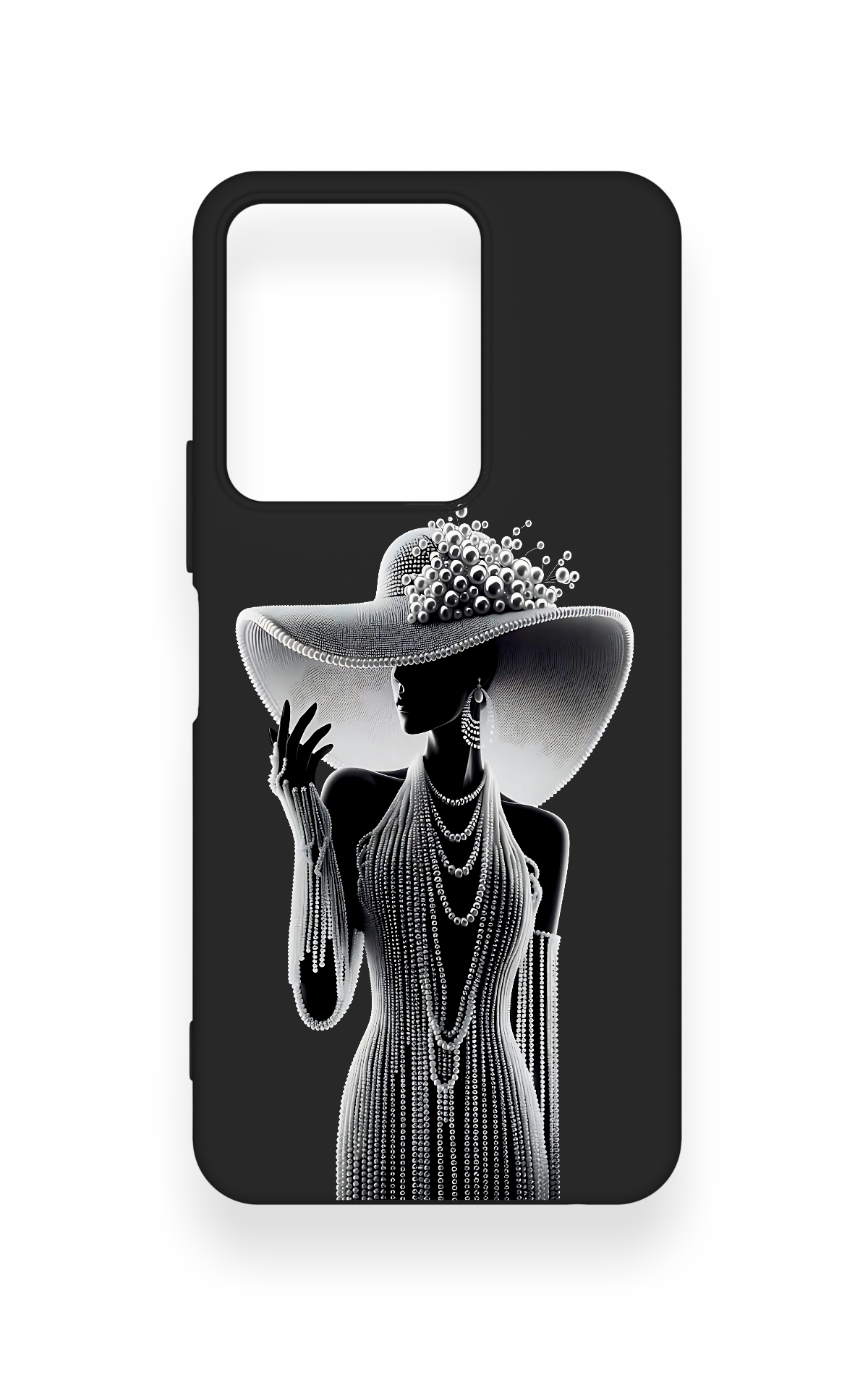 Vivo Y35 Uyumlu Lady Desenli Silikon Kılıf