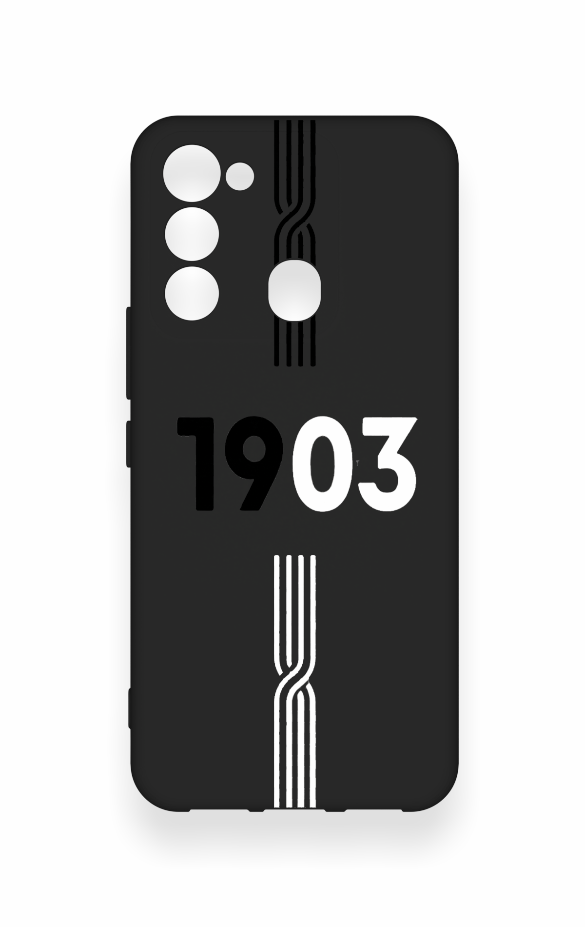 Tecno Spark 8C Uyumlu 1903 Kemer Desenli Silikon Kılıf