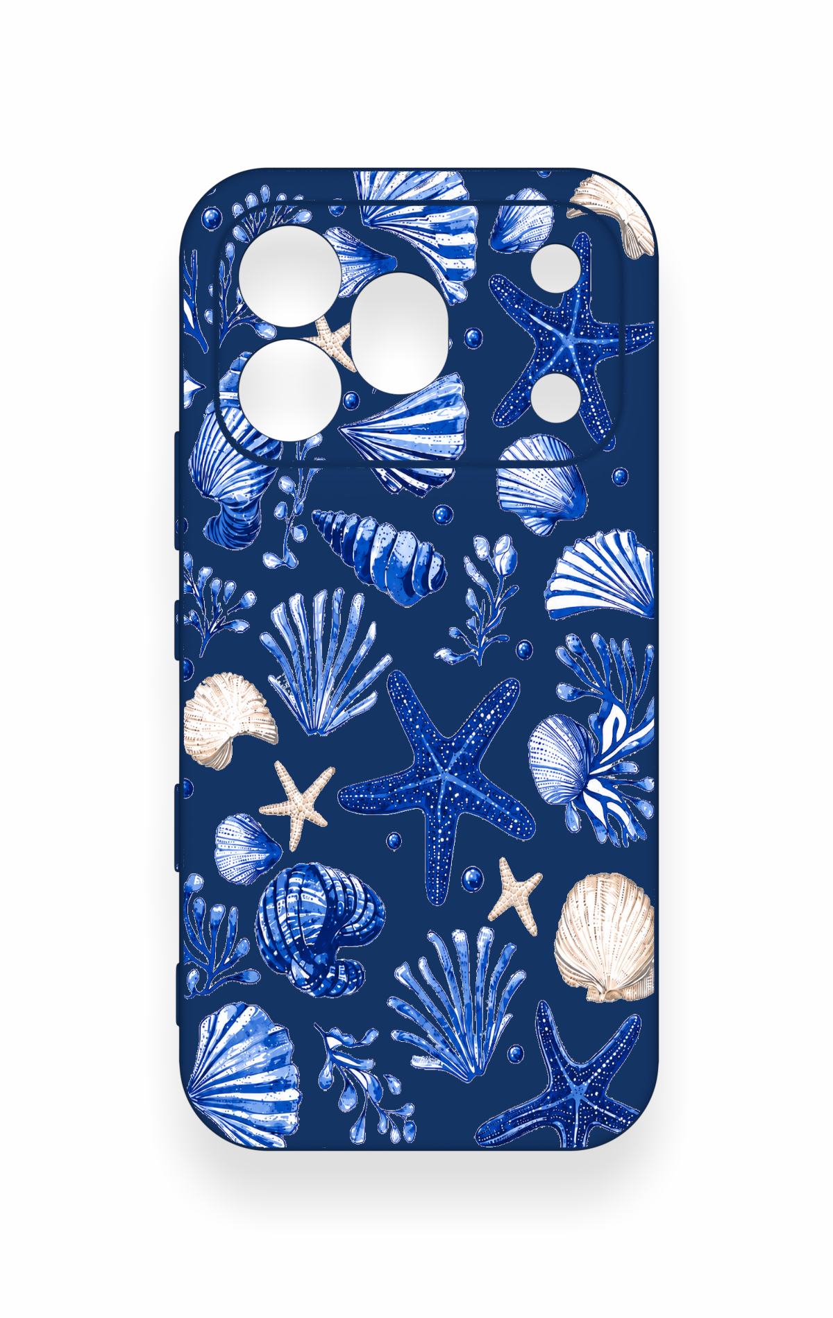 Honor 600 Pro Uyumlu Deniz Kabuğu Desenli Silikon Kılıf