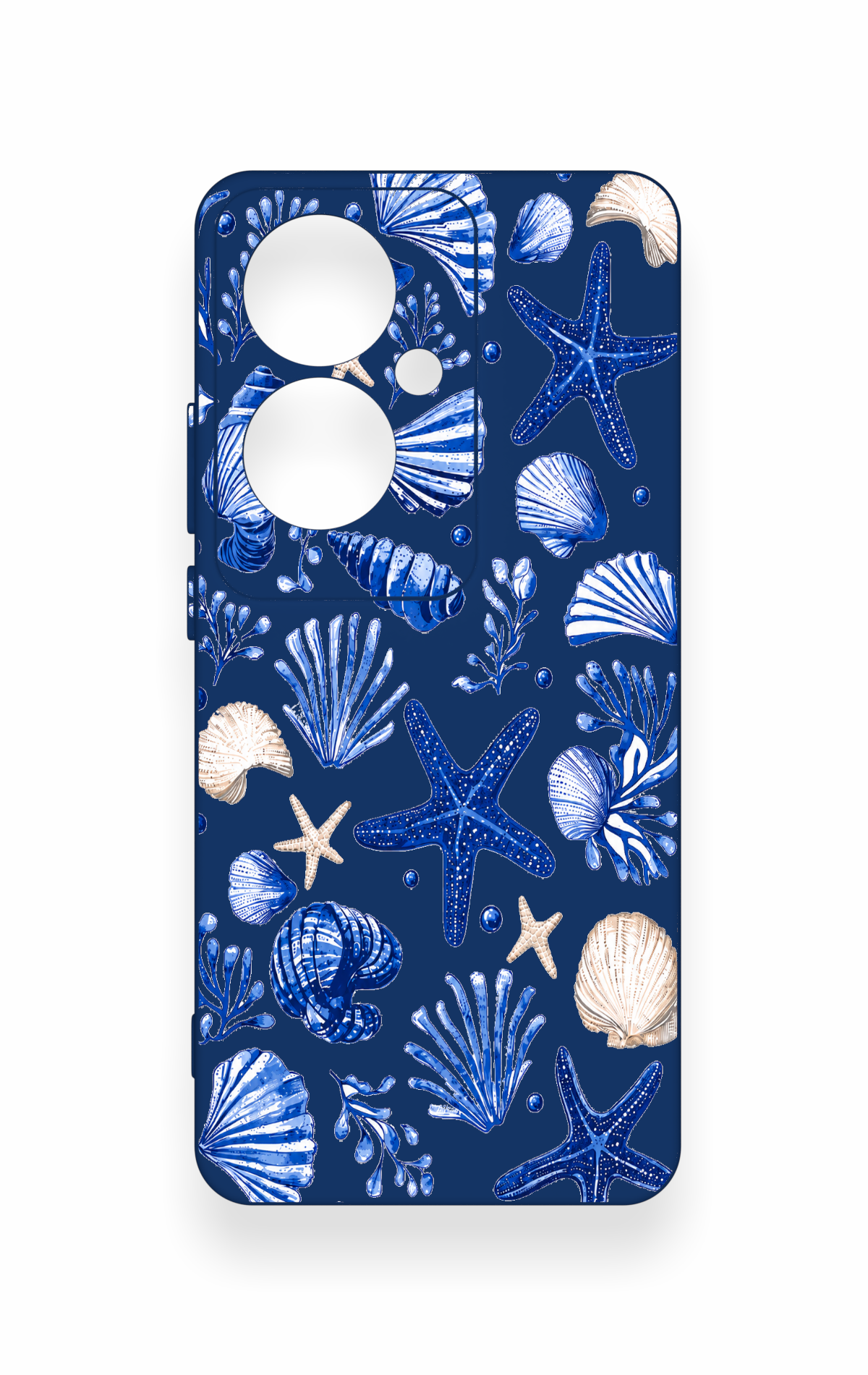Oppo Reno 11F Uyumlu Deniz Kabuğu Desenli Silikon Kılıf