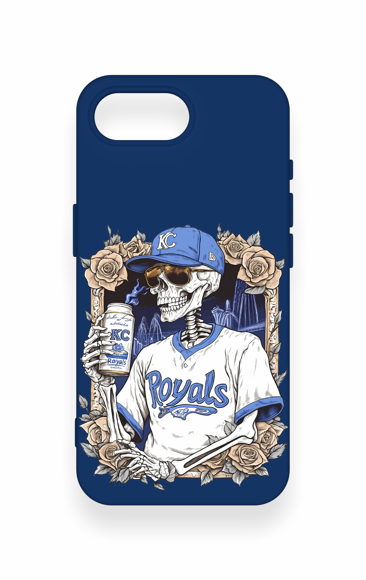 iPhone 16E Uyumlu Royals Desenli Silikon Kılıf