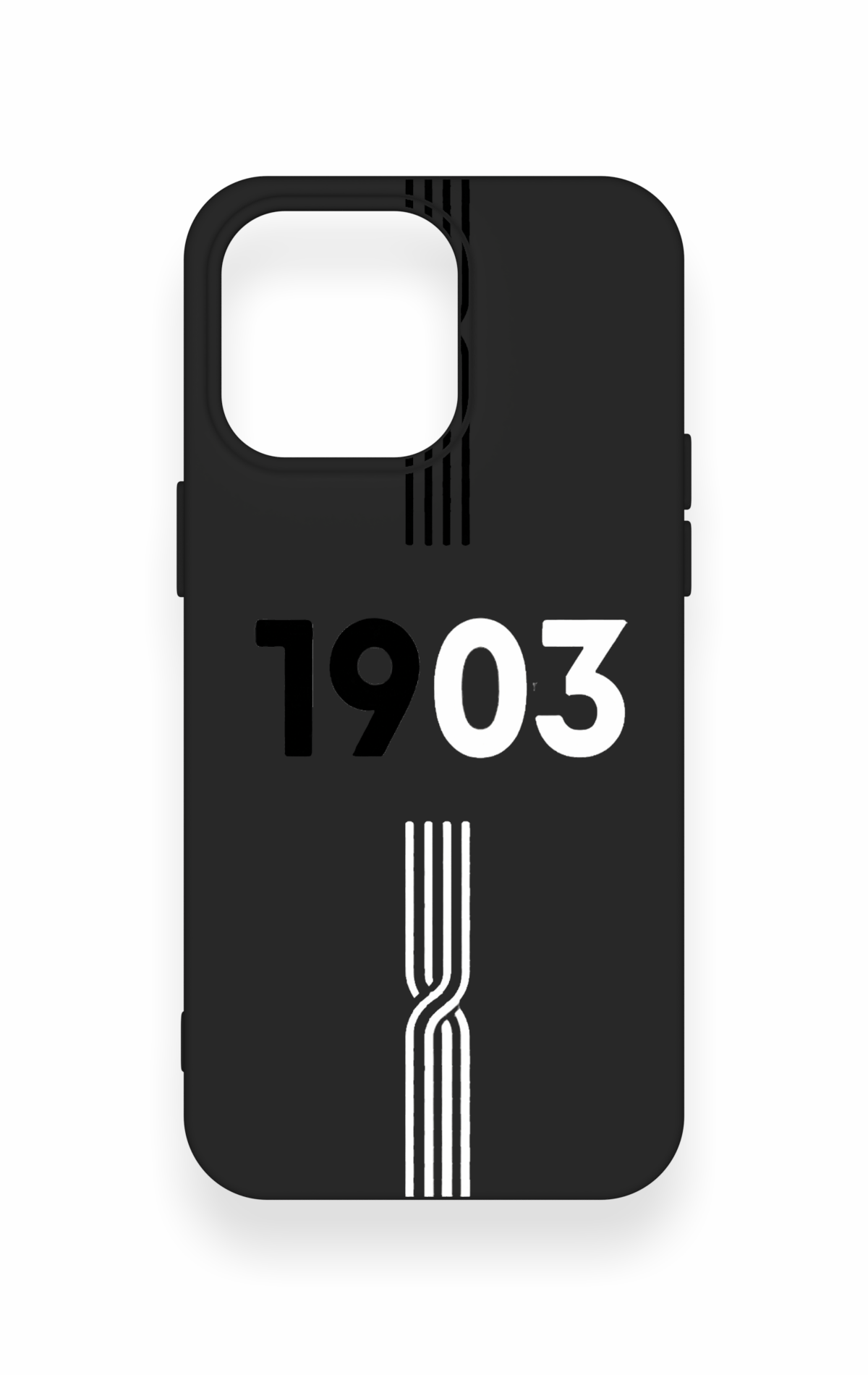 iPhone 15 Pro Max Uyumlu 1903 Kemer Desenli Silikon Kılıf