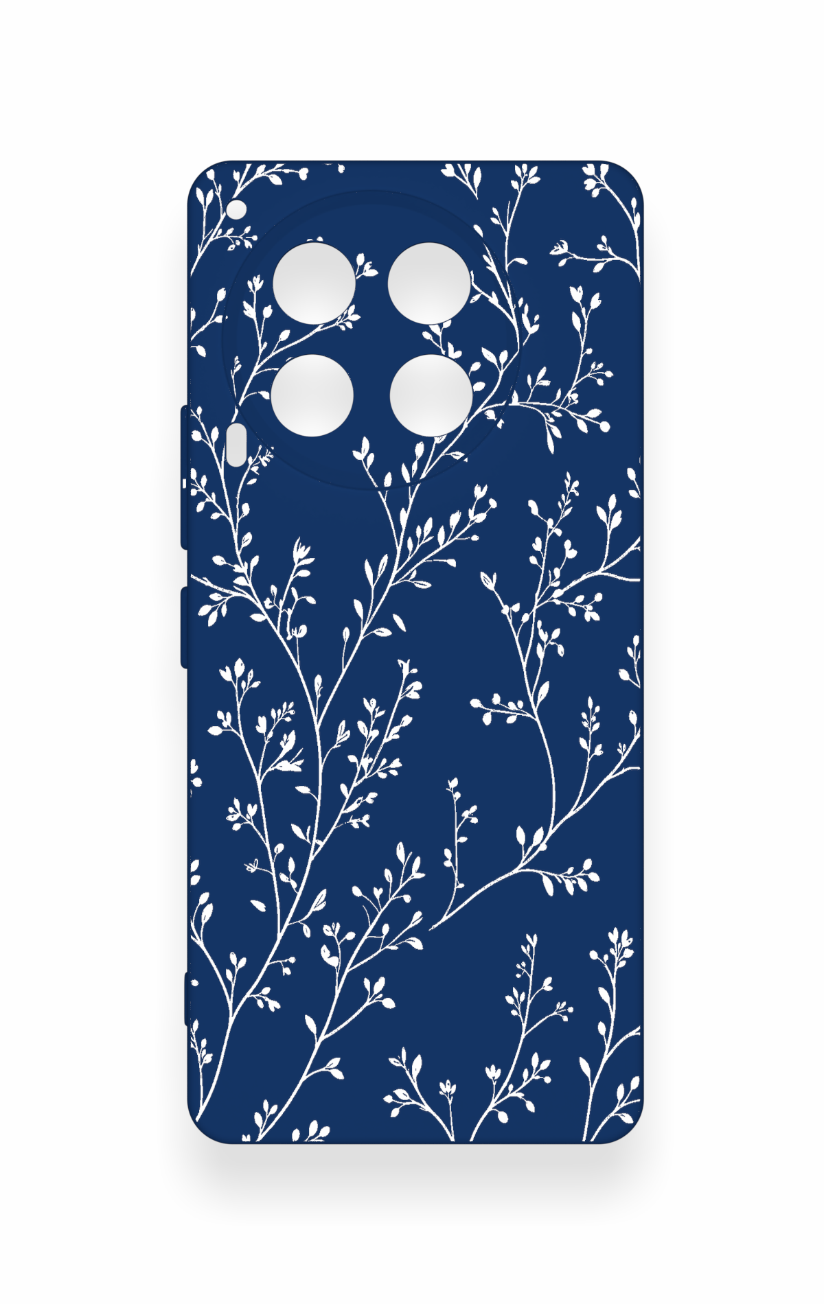 Tecno Camon 30 Uyumlu İnce Yaprak Dalı Desenli Silikon Kılıf
