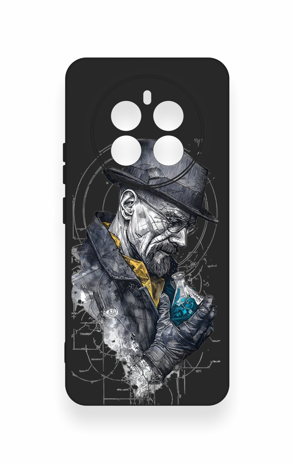 Realme 12 4G Uyumlu Walter White Desenli Silikon Kılıf
