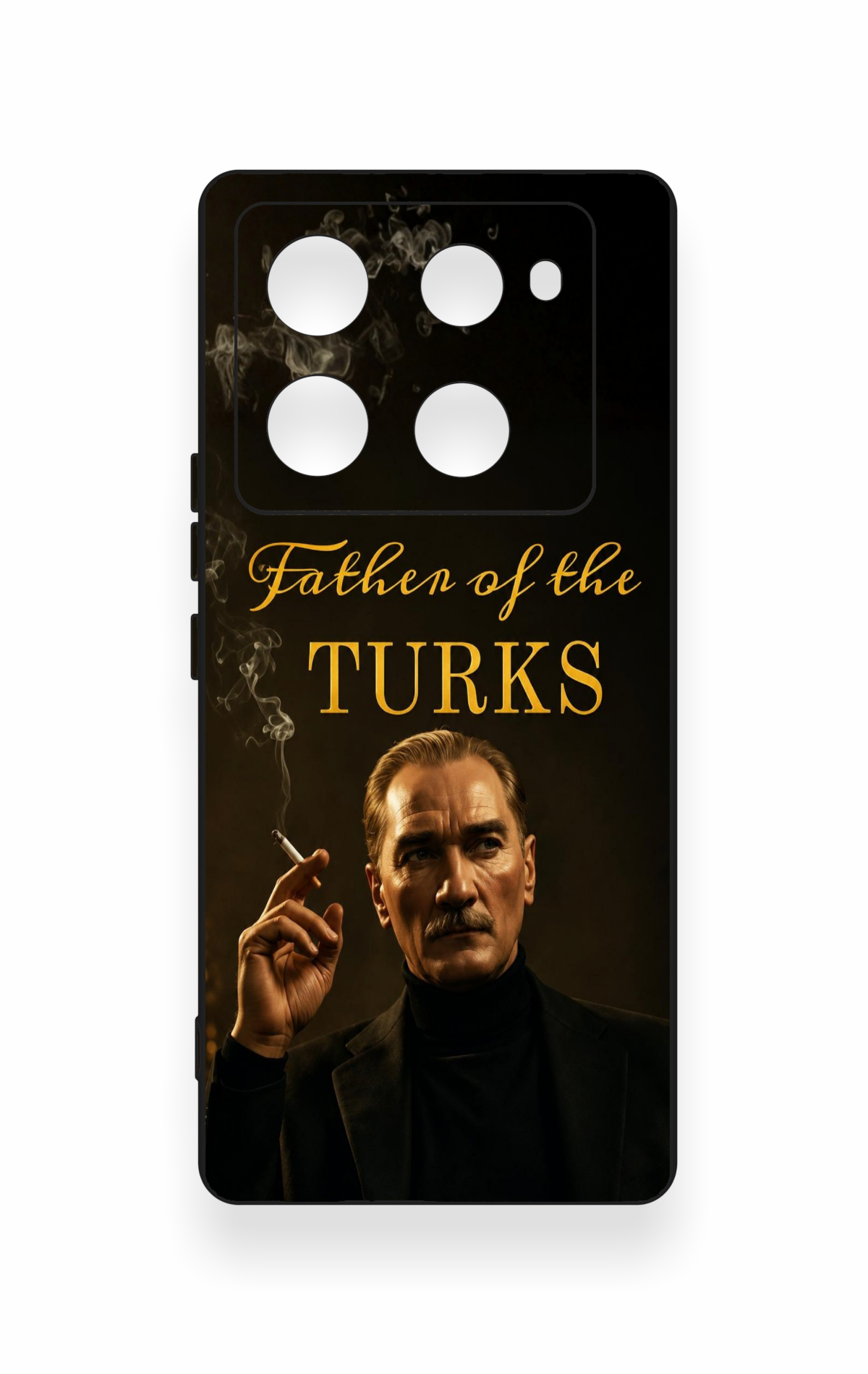 İnfinix Note 40 Pro Uyumlu Father Of The Turks Desenli Silikon Kılıf