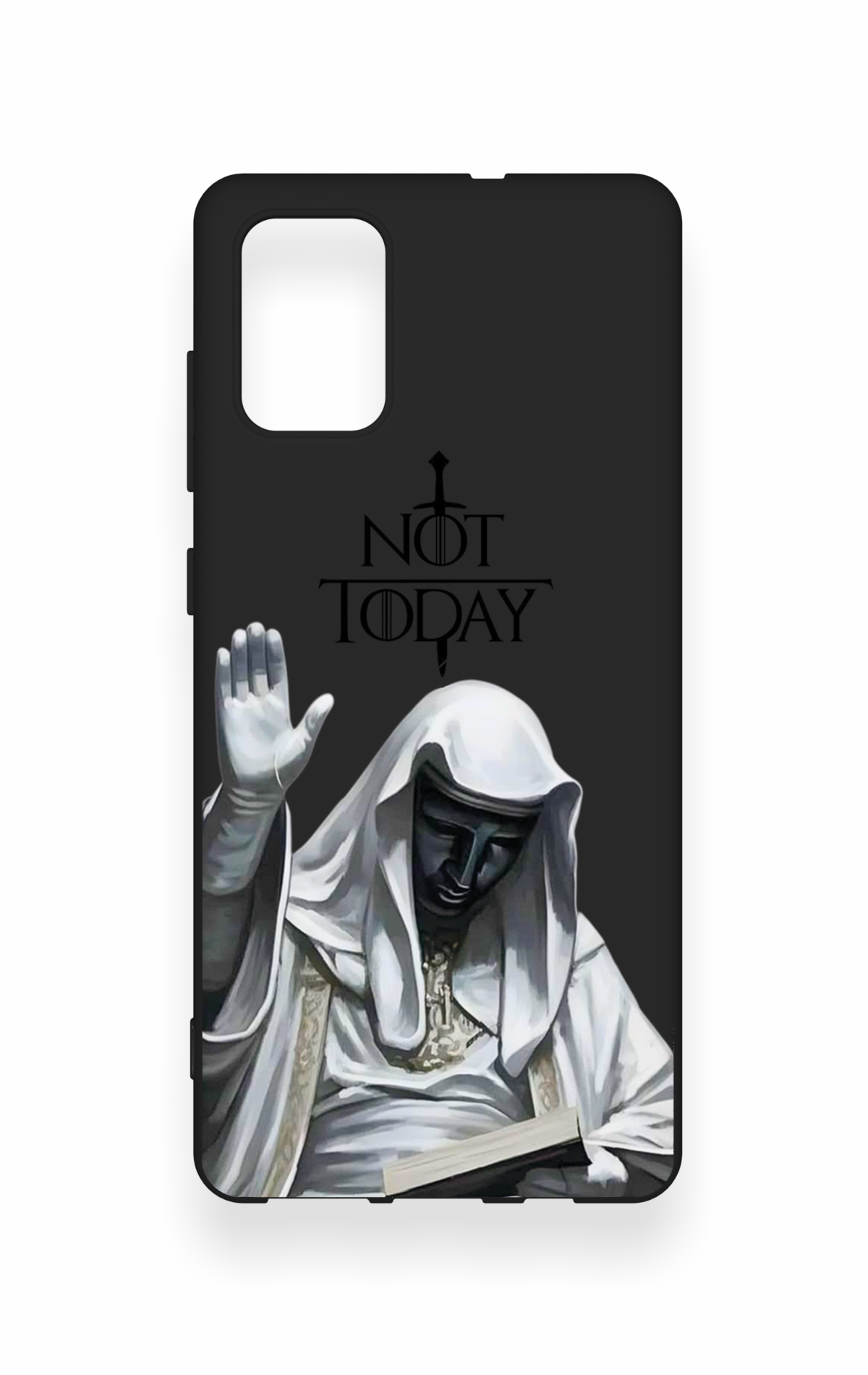 Samsung-A71 Uyumlu Not Today Desenli Silikon Kılıf