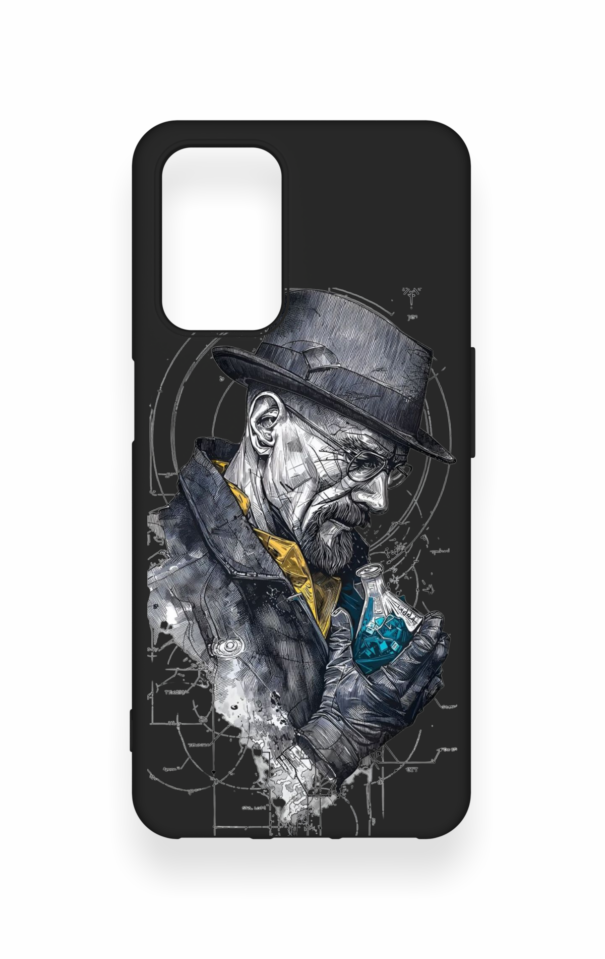 Oppo A54 Uyumlu Walter White Desenli Silikon Kılıf