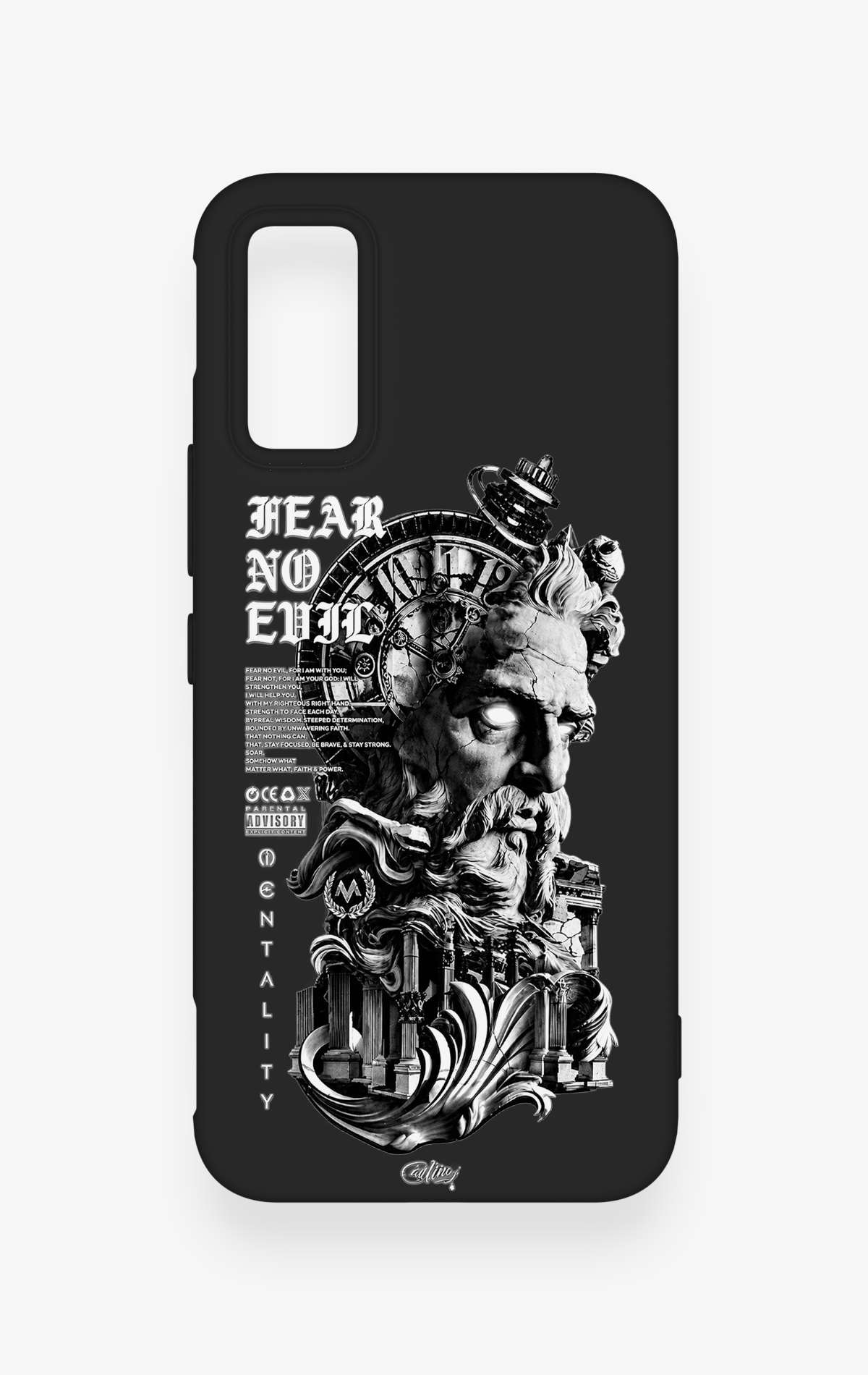 İnfinix Gt 30 Pro Uyumlu Fear No Evil Desenli Silikon Kılıf