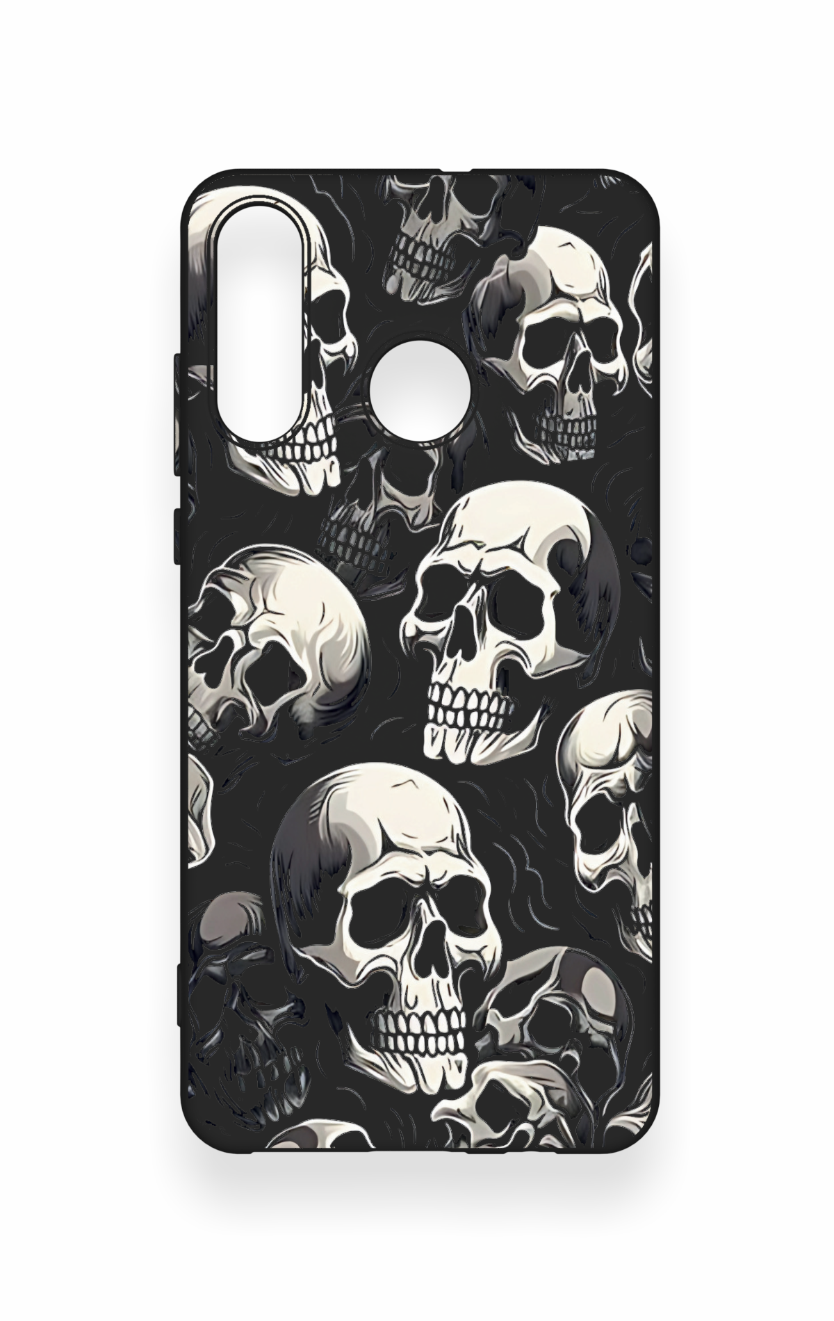 Huawei P30 Lite Uyumlu Kuru Kafa Desenli Silikon Kılıf