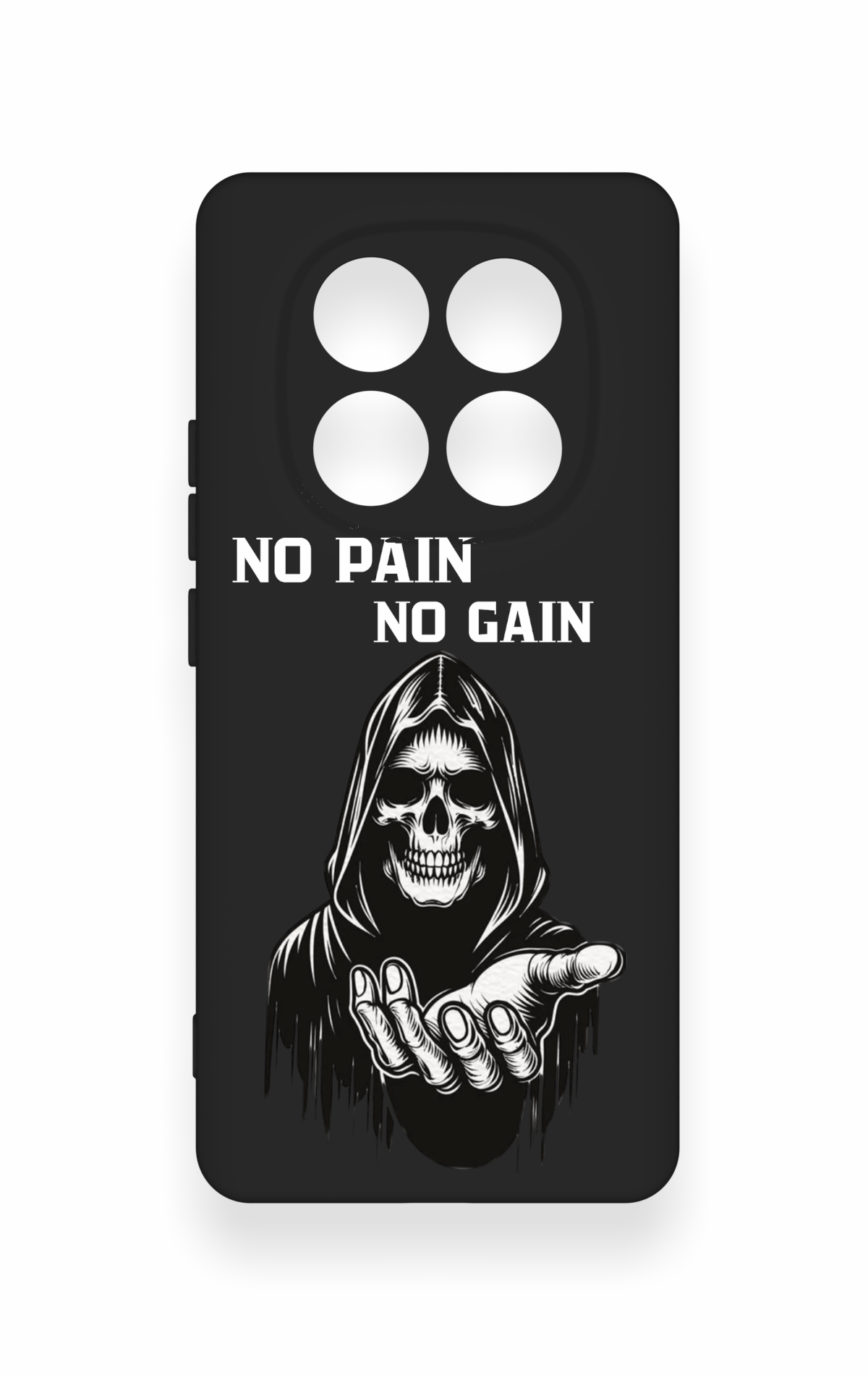 Redmi Note 14 Pro 5G Uyumlu No Pain No Gain Desenli Silikon Kılıf