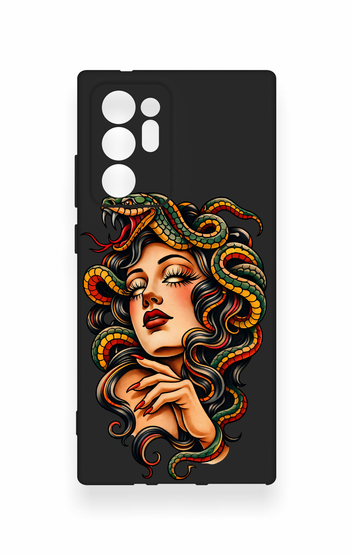 Samsung Note 20 Ultra Uyumlu Medusa Desenli Silikon Kılıf