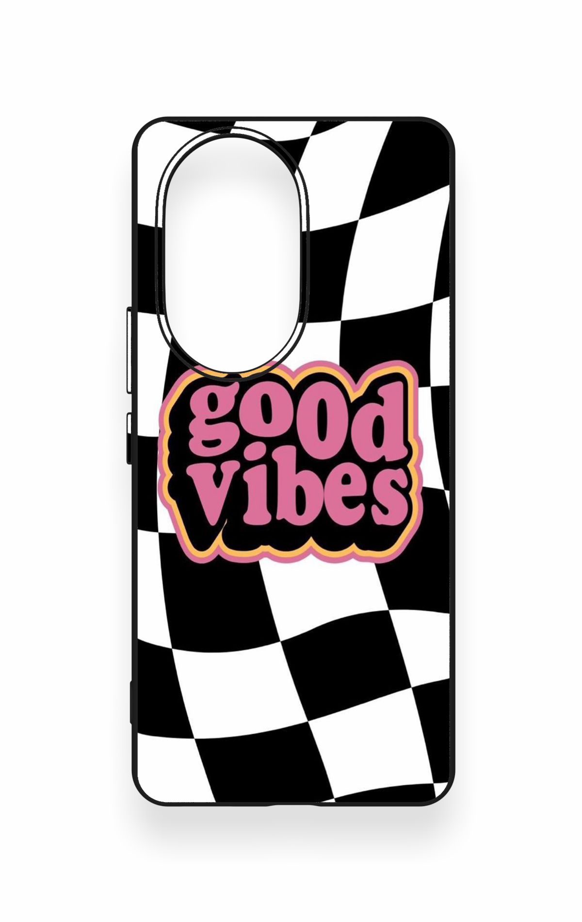 Honor 200 Pro 5G Uyumlu Black Good Vibes Desenli Silikon Kılıf