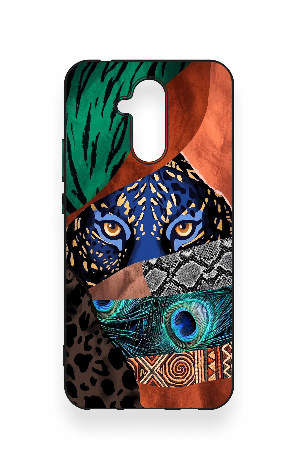 Huawei Mate 20 Lite Uyumlu Amazon Kaplan Desenli Silikon Kılıf