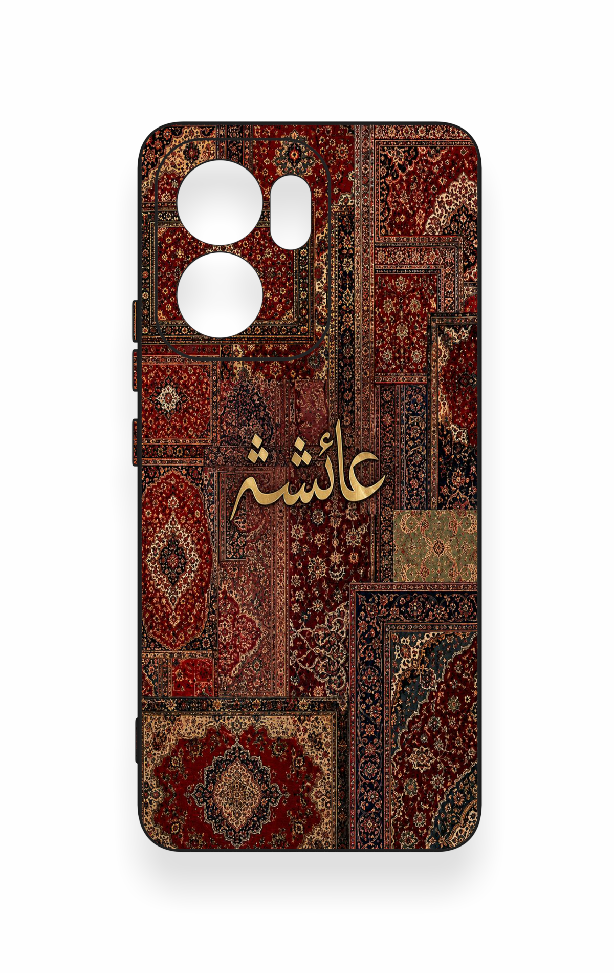Oppo Reno 13F Uyumlu Vintage Halı Desenli Silikon Kılıf