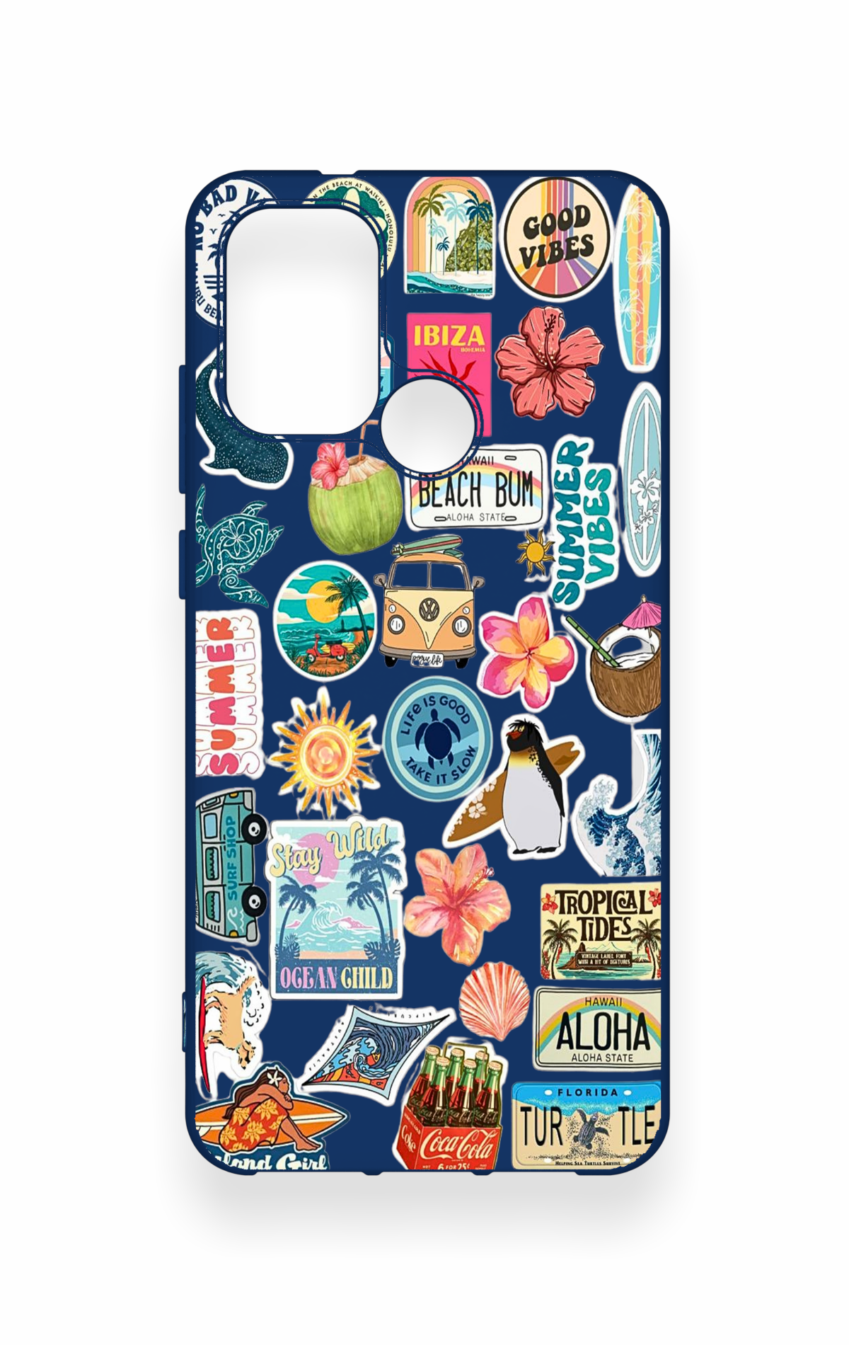 Casper Via F20 Uyumlu Summer Vibes Desenli Silikon Kılıf