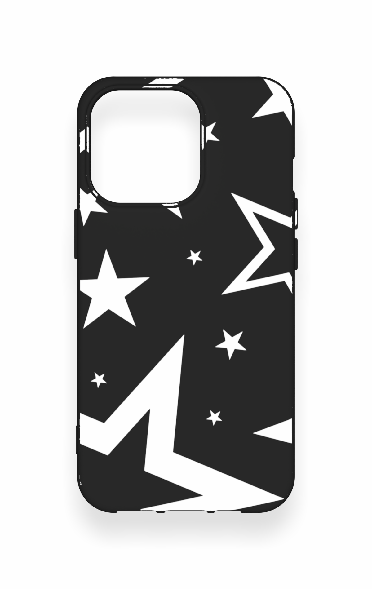 iPhone 13 Pro Uyumlu Siyah Mega Star Desenli Silikon Kılıf
