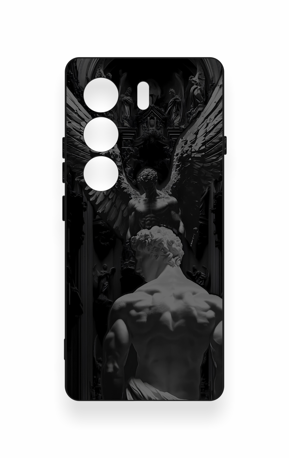 Tecno Camon 40 4G Uyumlu Icarus Desenli Silikon Kılıf