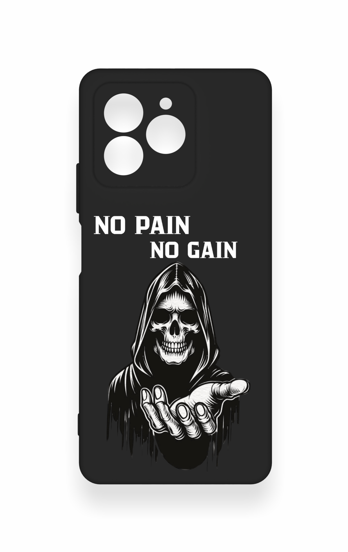 Omix X7 Uyumlu No Pain No Gain Desenli Silikon Kılıf