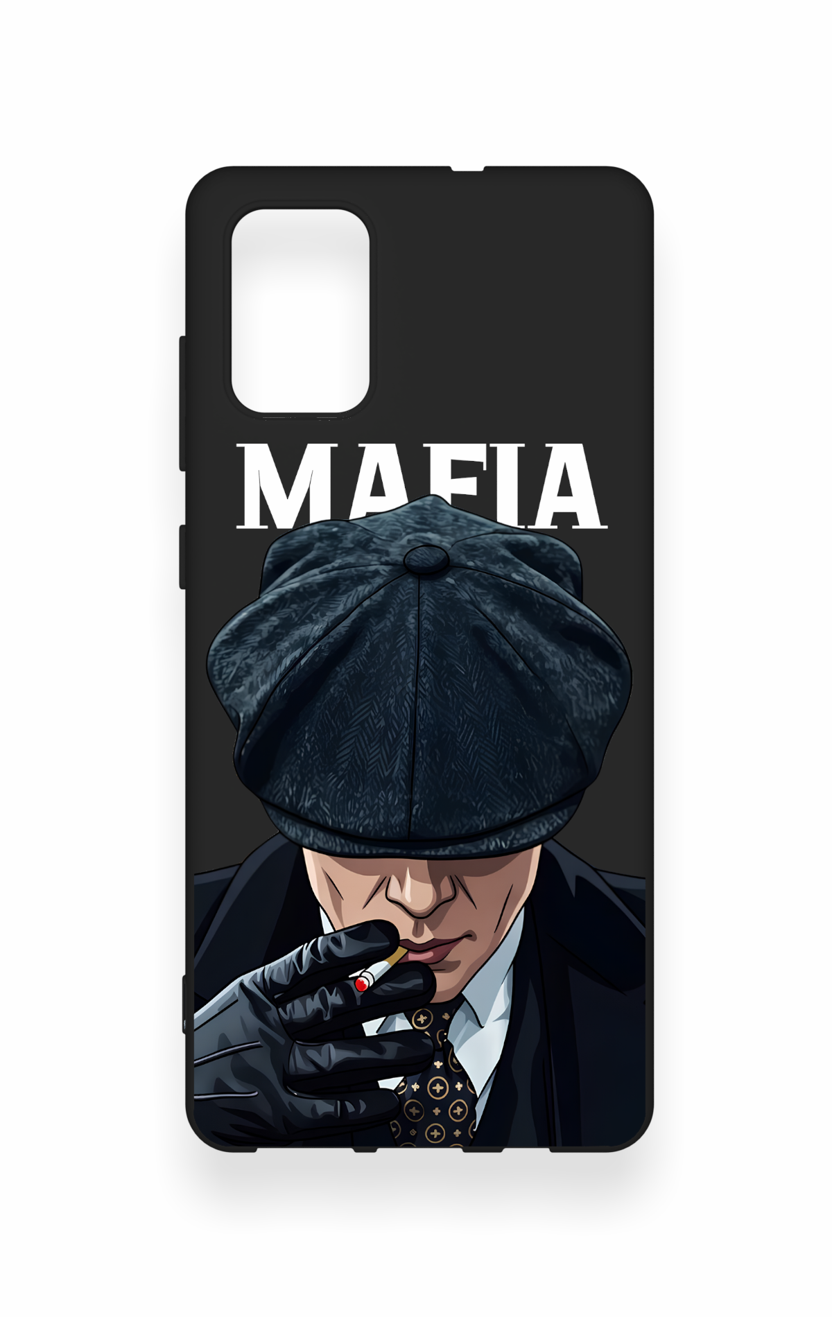 Samsung-A71 Uyumlu MAFIA Desenli Silikon Kılıf
