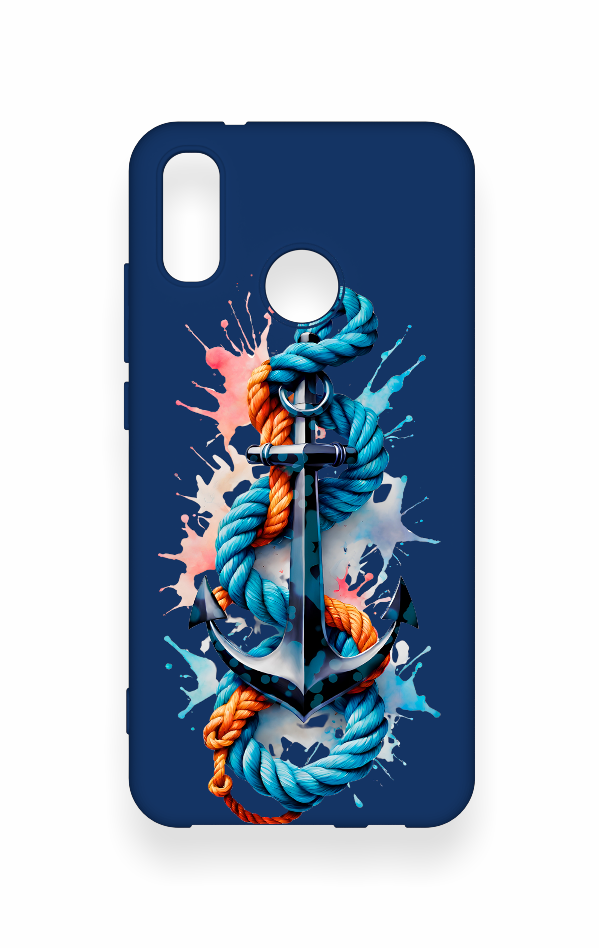 Huawei P20 Lite Uyumlu Anchor Desenli Silikon Kılıf