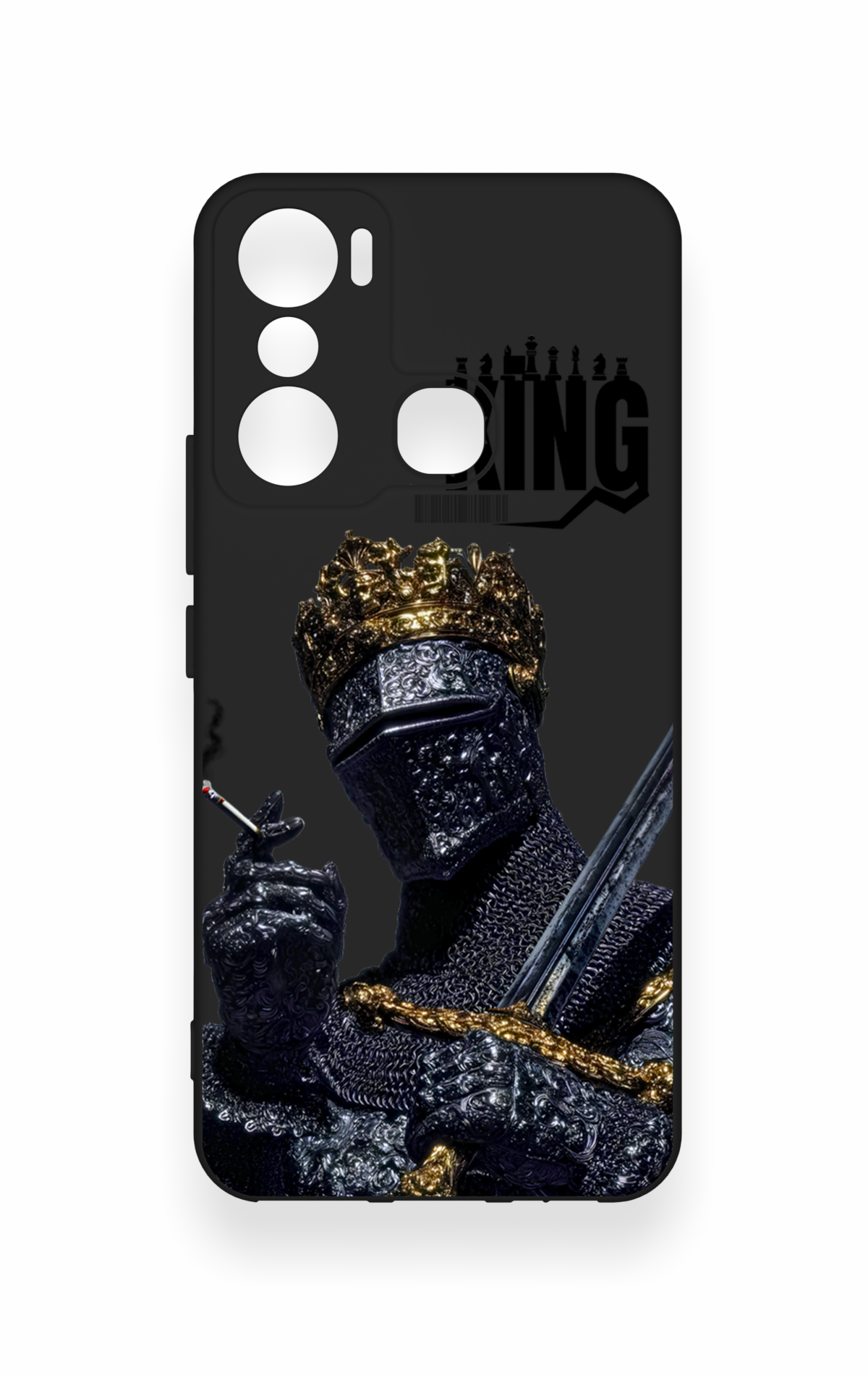 İnfinix Hot 20i Uyumlu King Desenli Silikon Kılıf