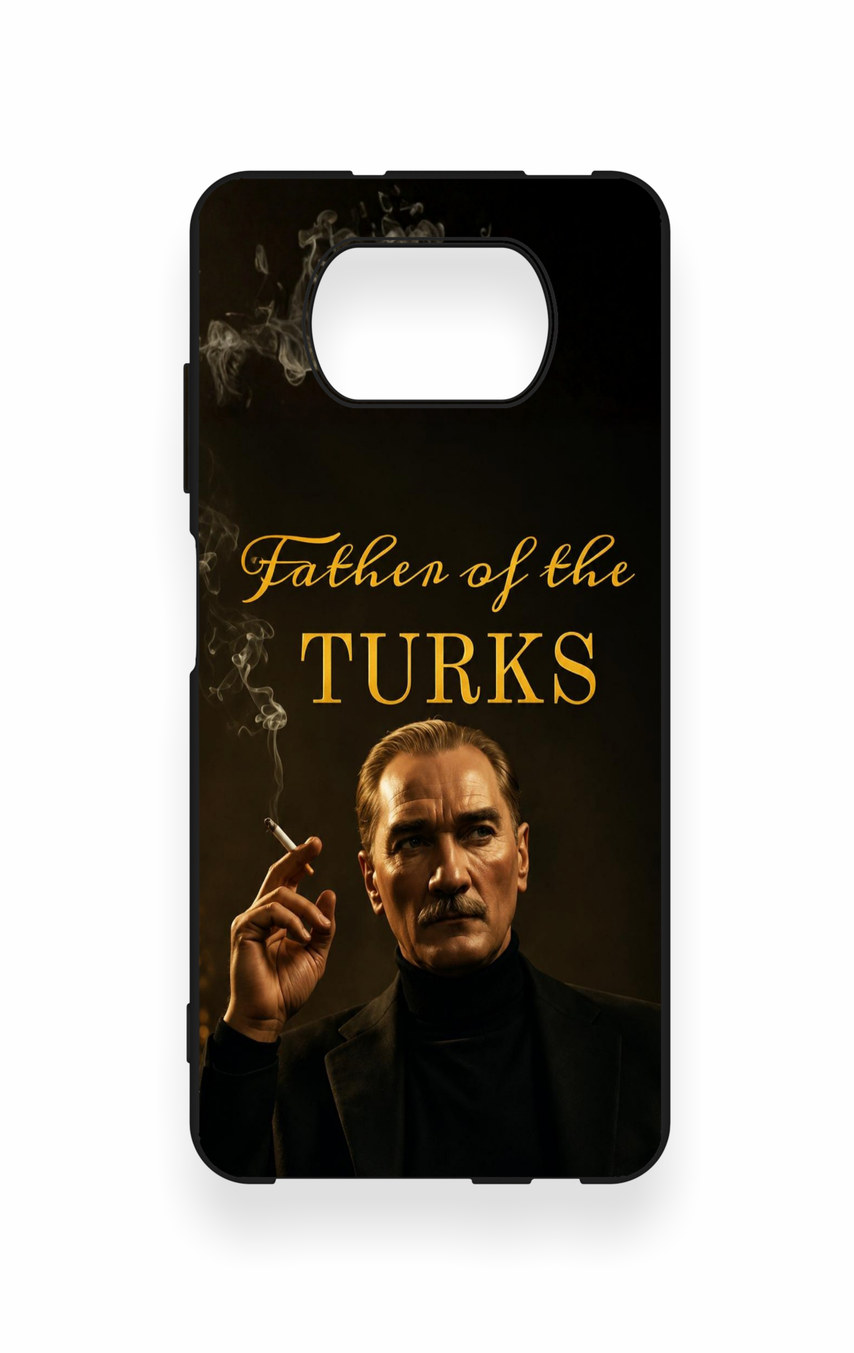 Poco X3 Uyumlu Father Of The Turks Desenli Silikon Kılıf