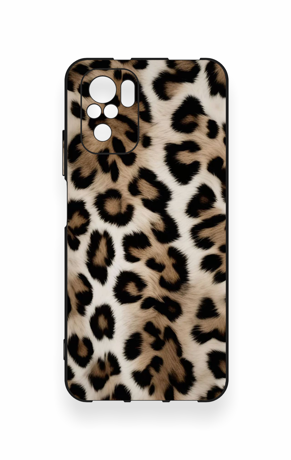 Redmi Note 10-10S Uyumlu Leopar Derisi Desenli Silikon Kılıf