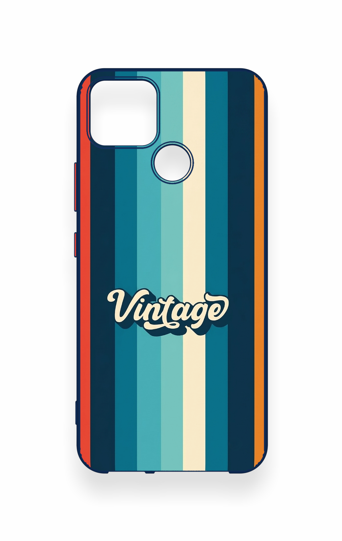 Realme C25 Uyumlu Vintage Desenli Silikon Kılıf